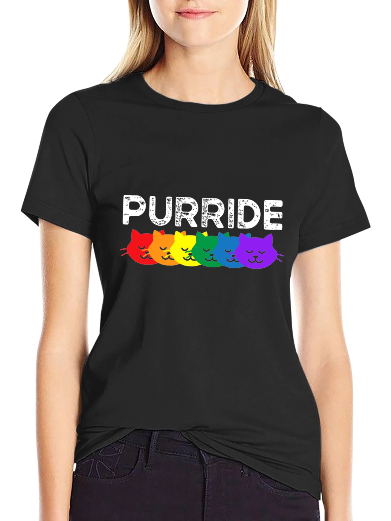 Purride Rainbow Cats Pride T-Shirt