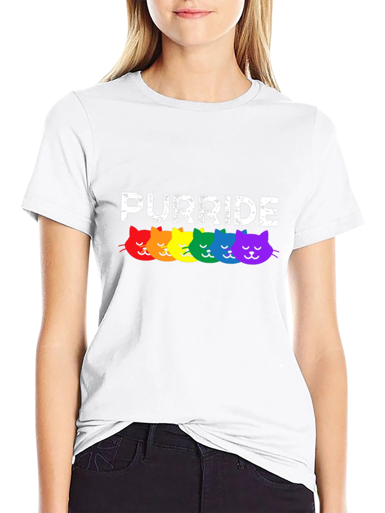 Purride Rainbow Cats Pride T-Shirt