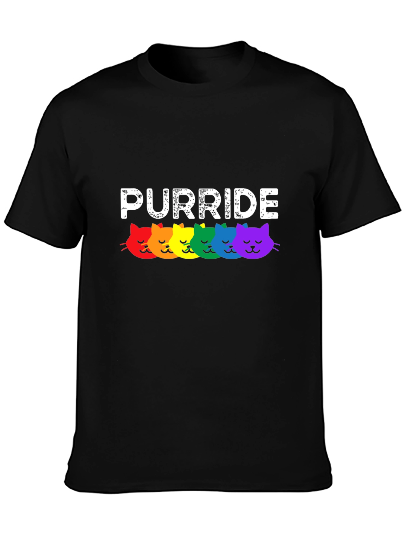 Purride Rainbow Cats Pride T-Shirt