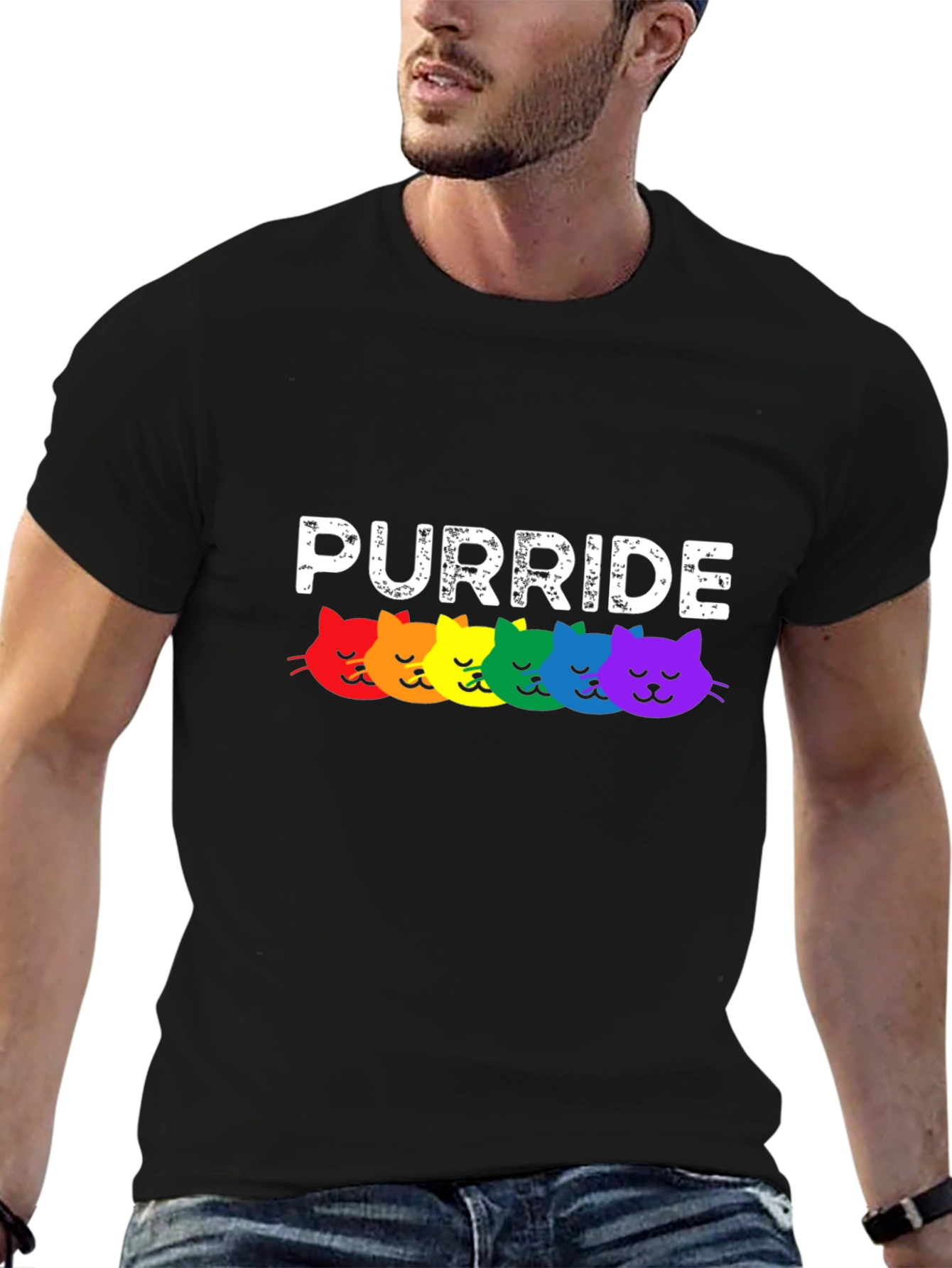 Purride Rainbow Cats Pride T-Shirt