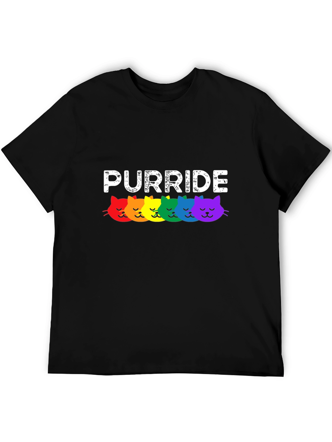 Purride Rainbow Cats Pride T-Shirt