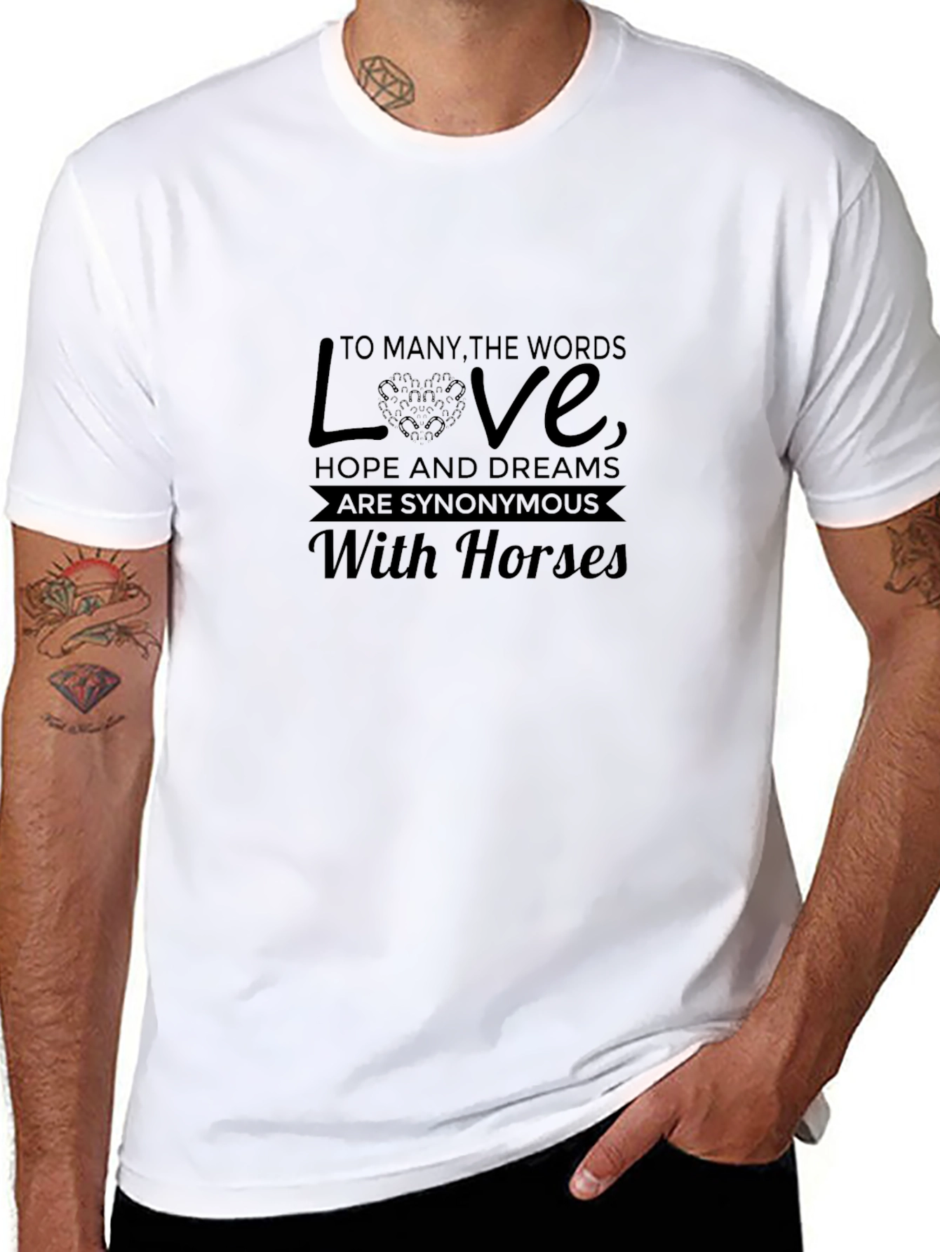 Horse Lover T-Shirt - Love Hope & Dreams