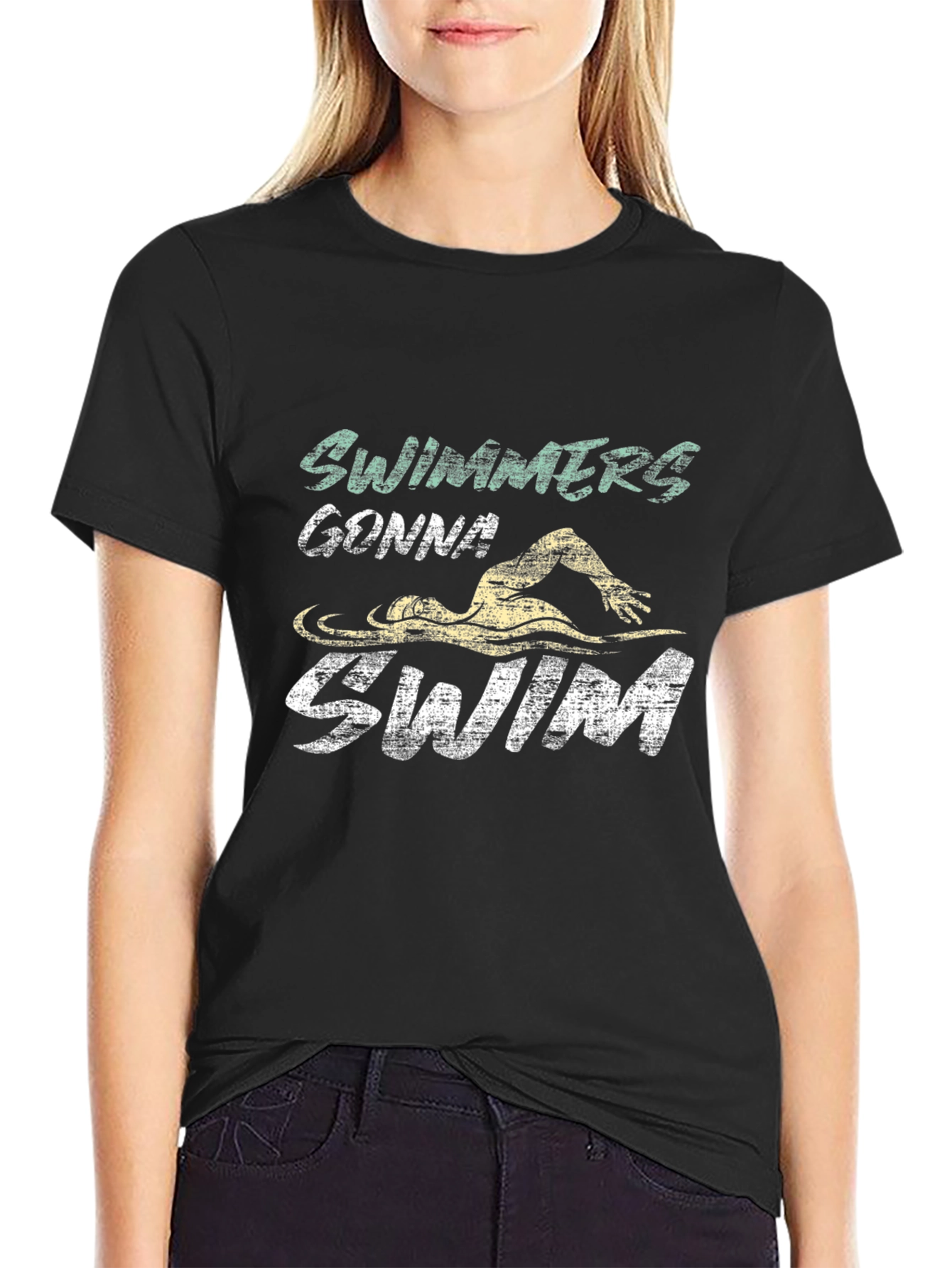 Swimmers Gonna Swim Graphic T-Shirt