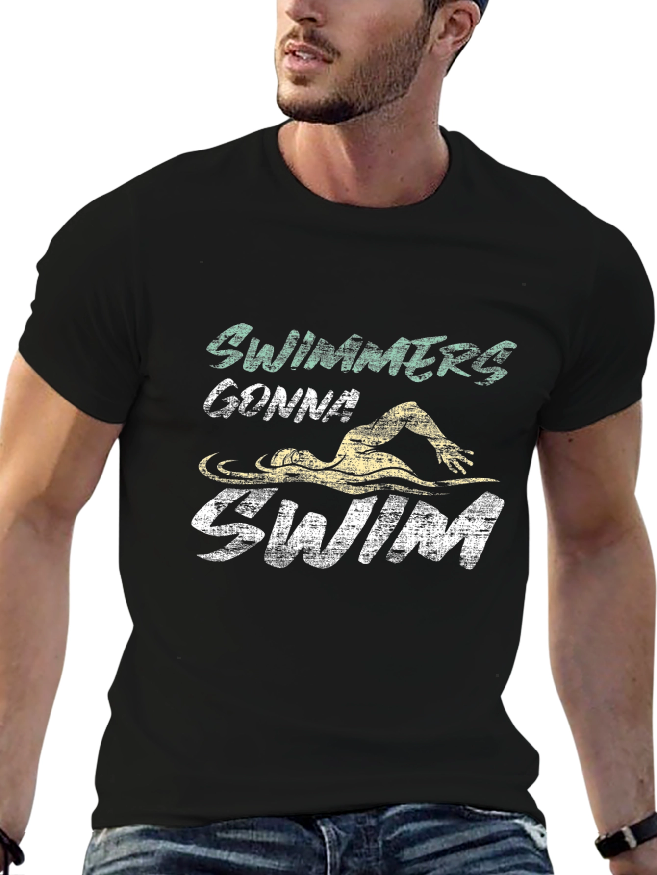Swimmers Gonna Swim Graphic T-Shirt