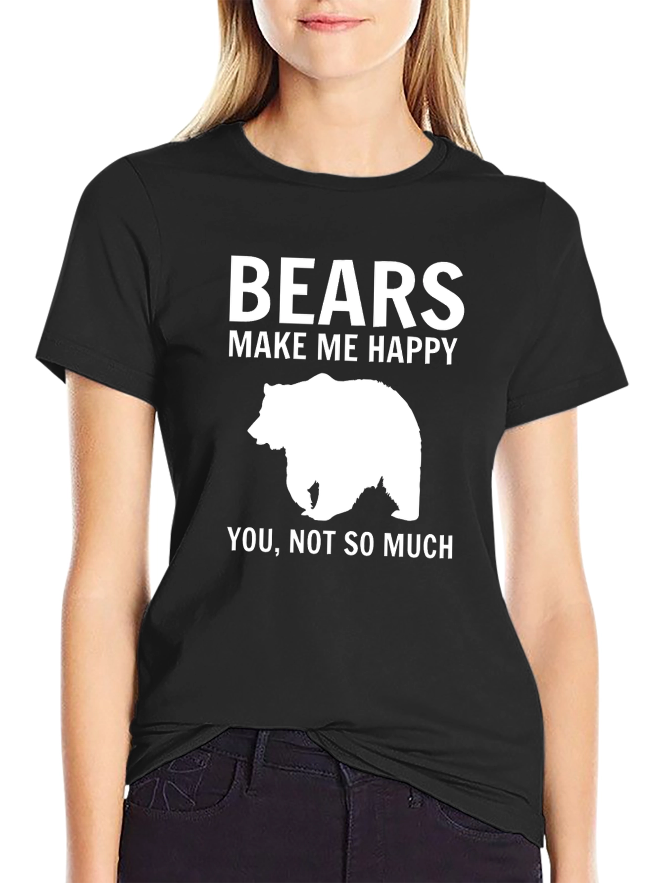 Bears Make Me Happy Graphic T-Shirt