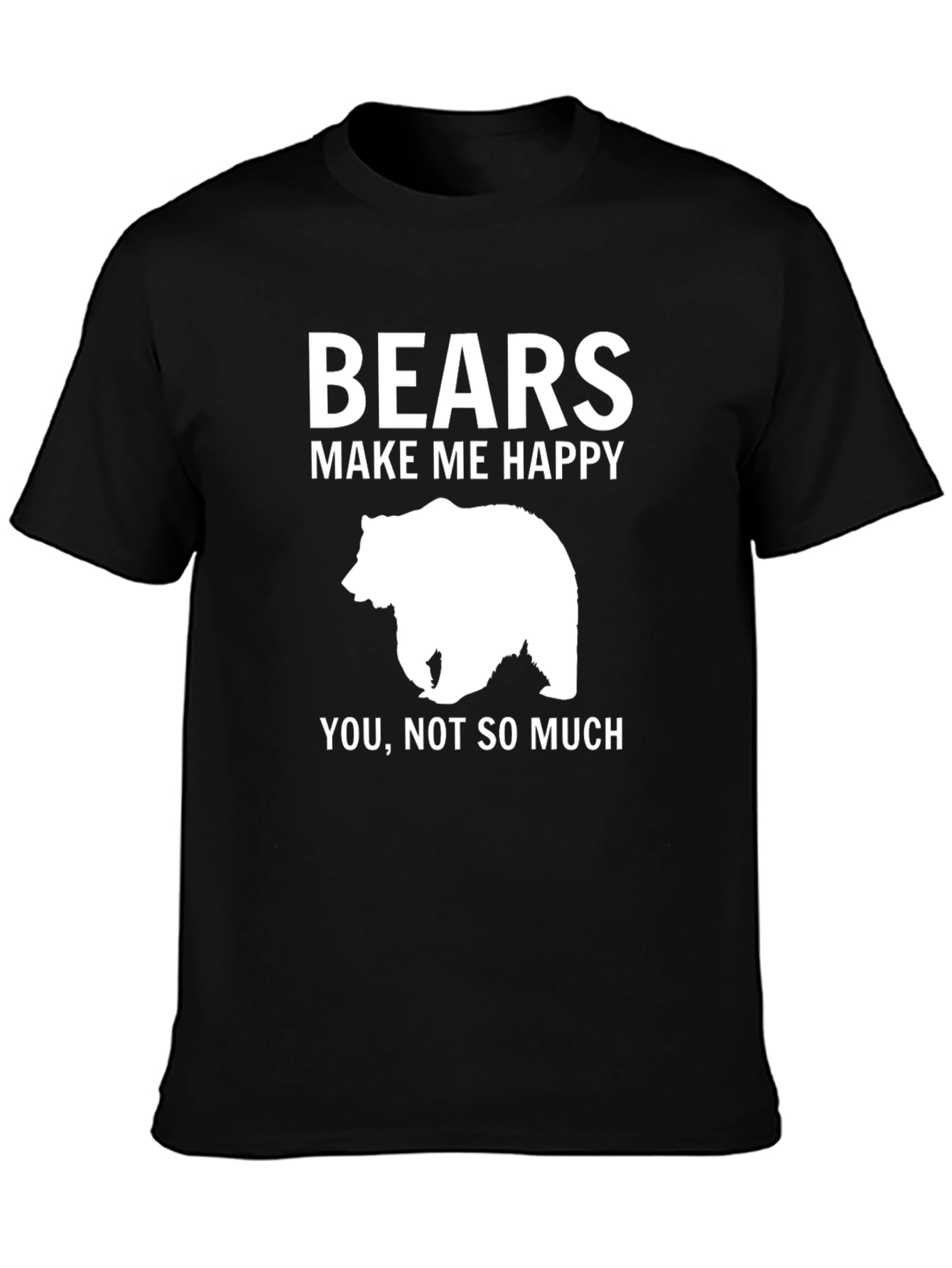 Bears Make Me Happy Graphic T-Shirt