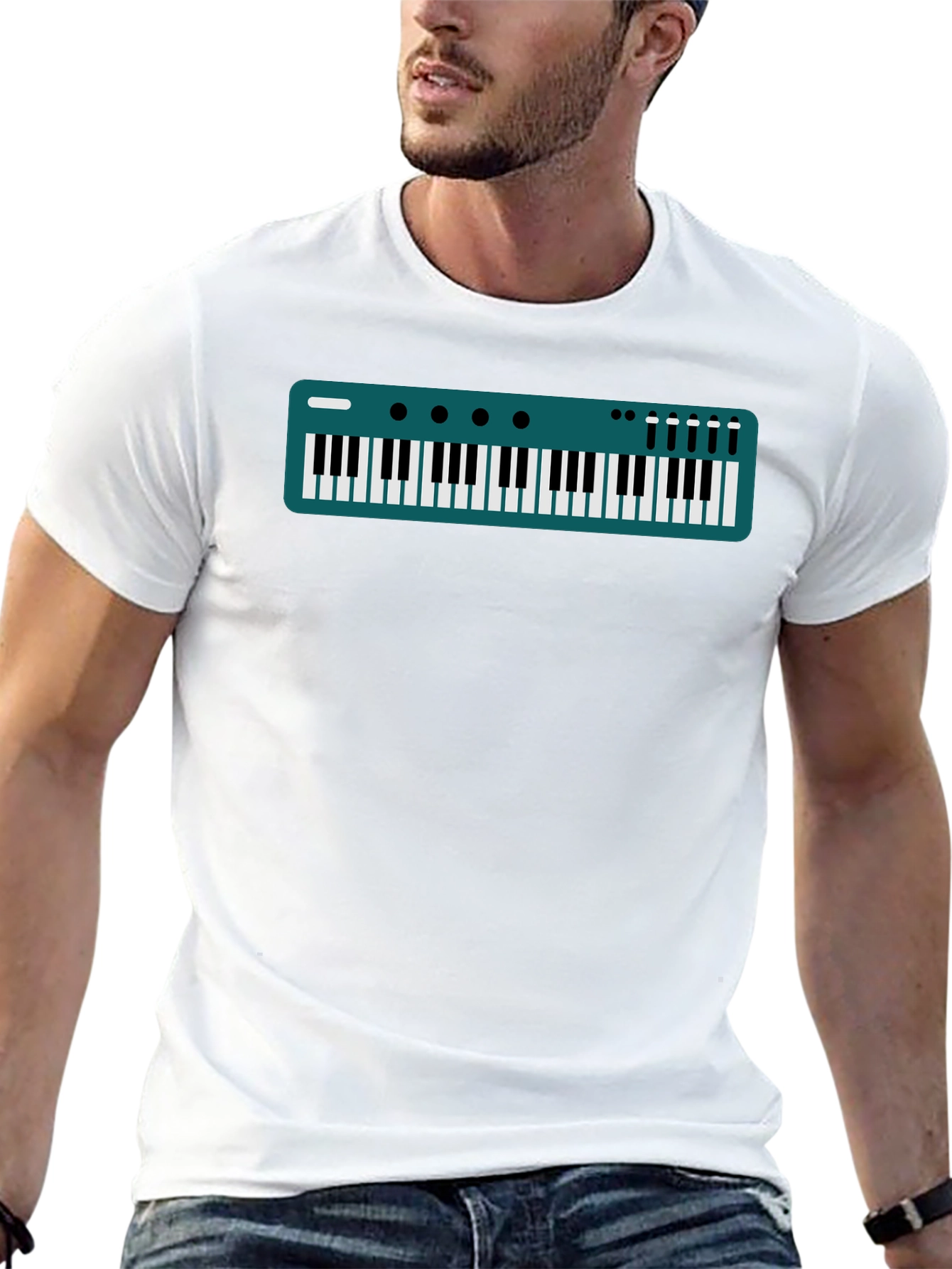 Keyboard T-Shirt - Music Lover Apparel