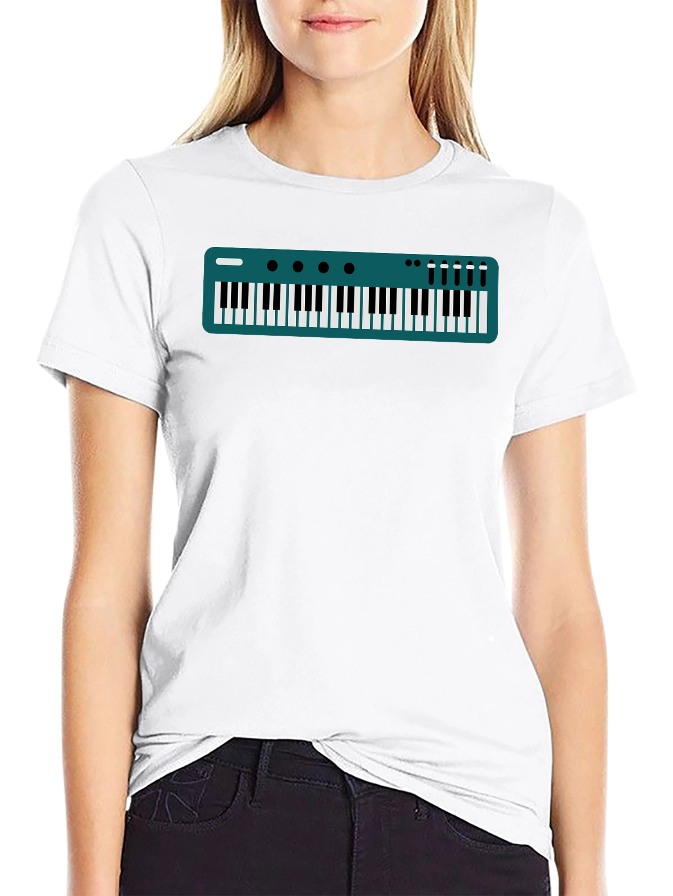 Keyboard T-Shirt - Music Lover Apparel