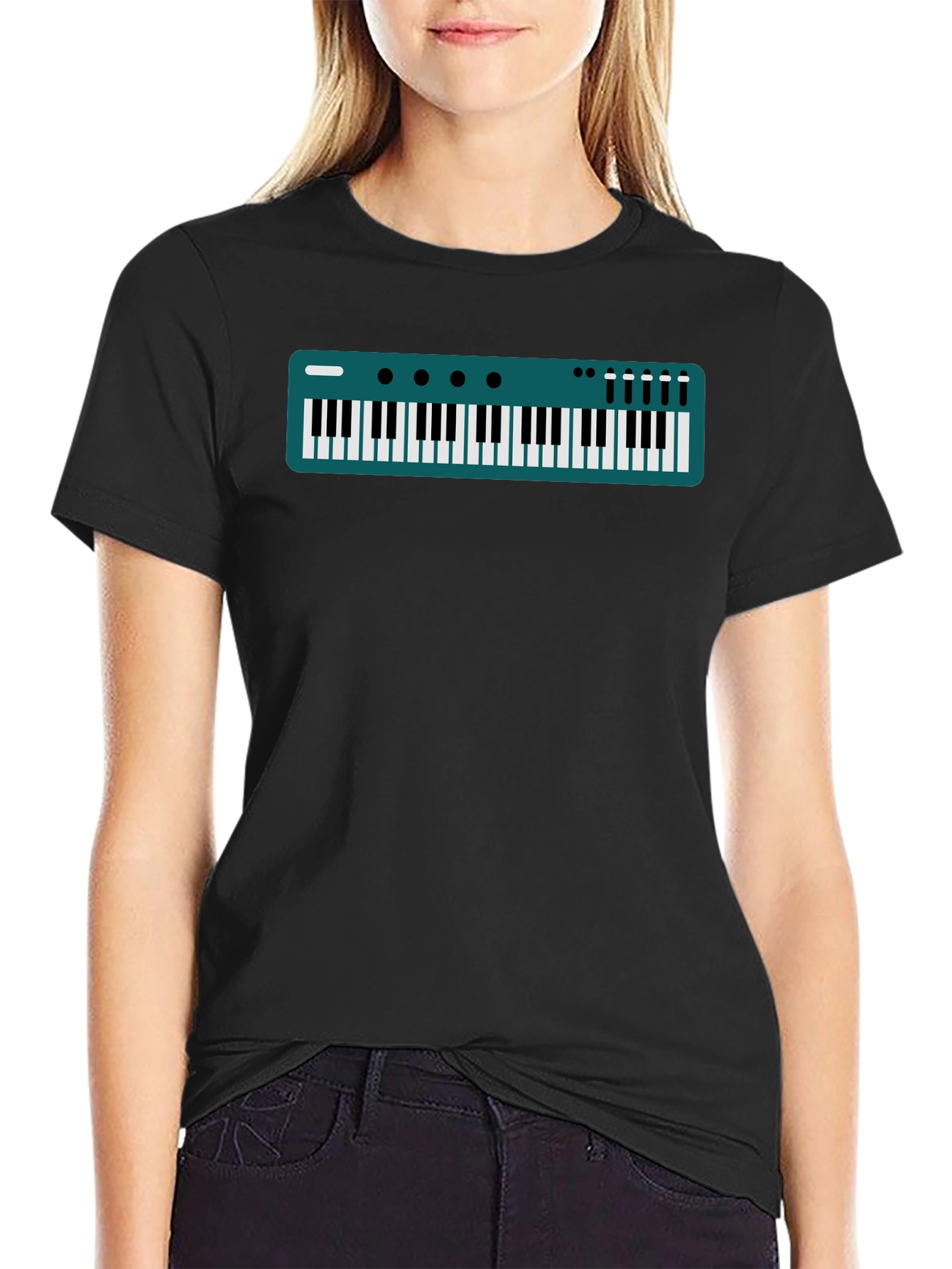 Keyboard T-Shirt - Music Lover Apparel