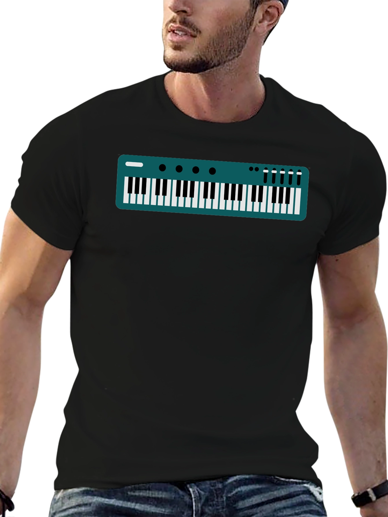 Keyboard T-Shirt - Music Lover Apparel