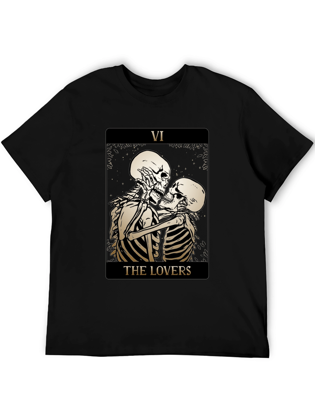 Skeleton Lovers Tarot Card T-Shirt