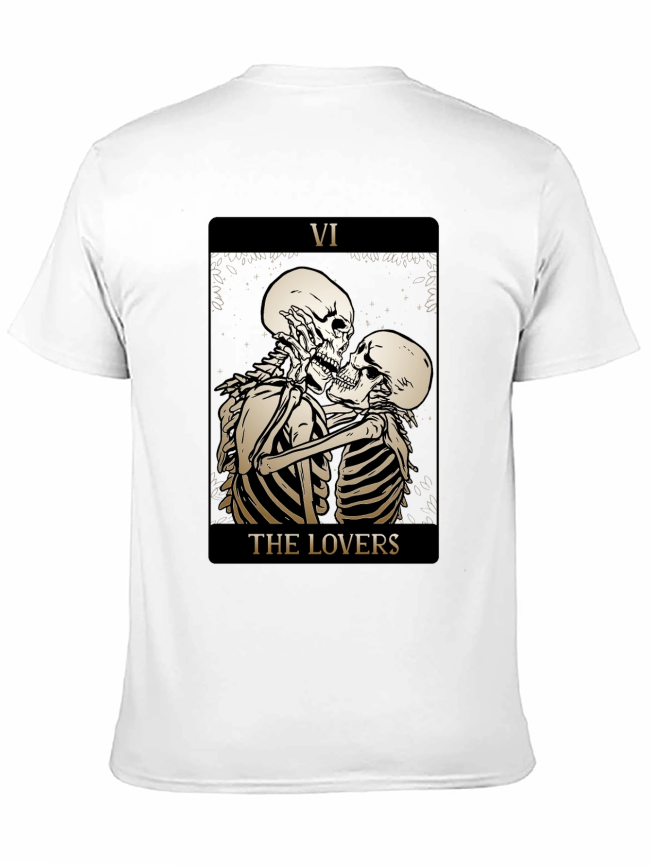Skeleton Lovers Tarot Card T-Shirt