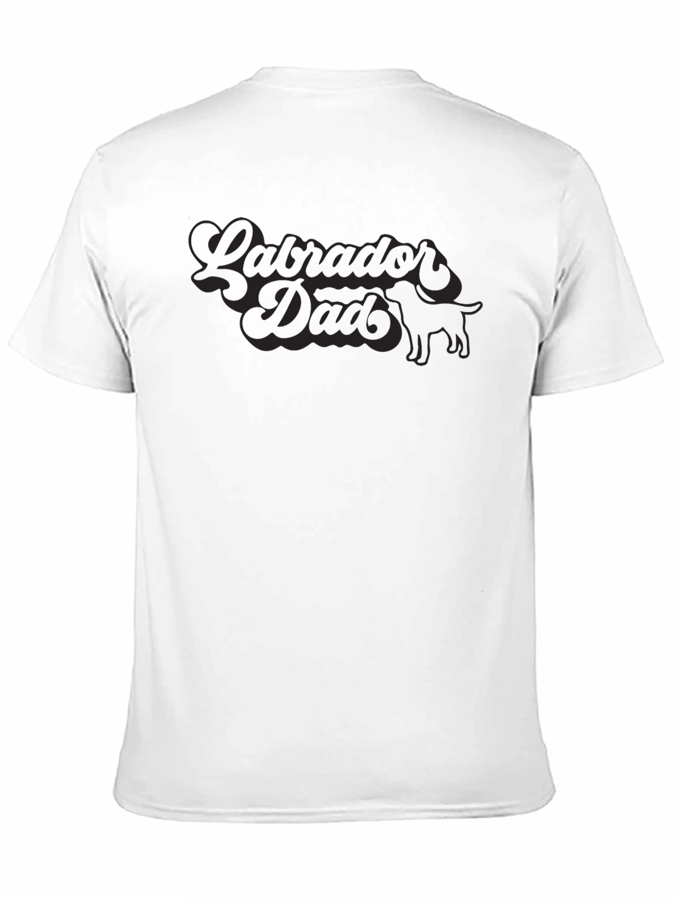 Labrador Dad Graphic Tee - Black
