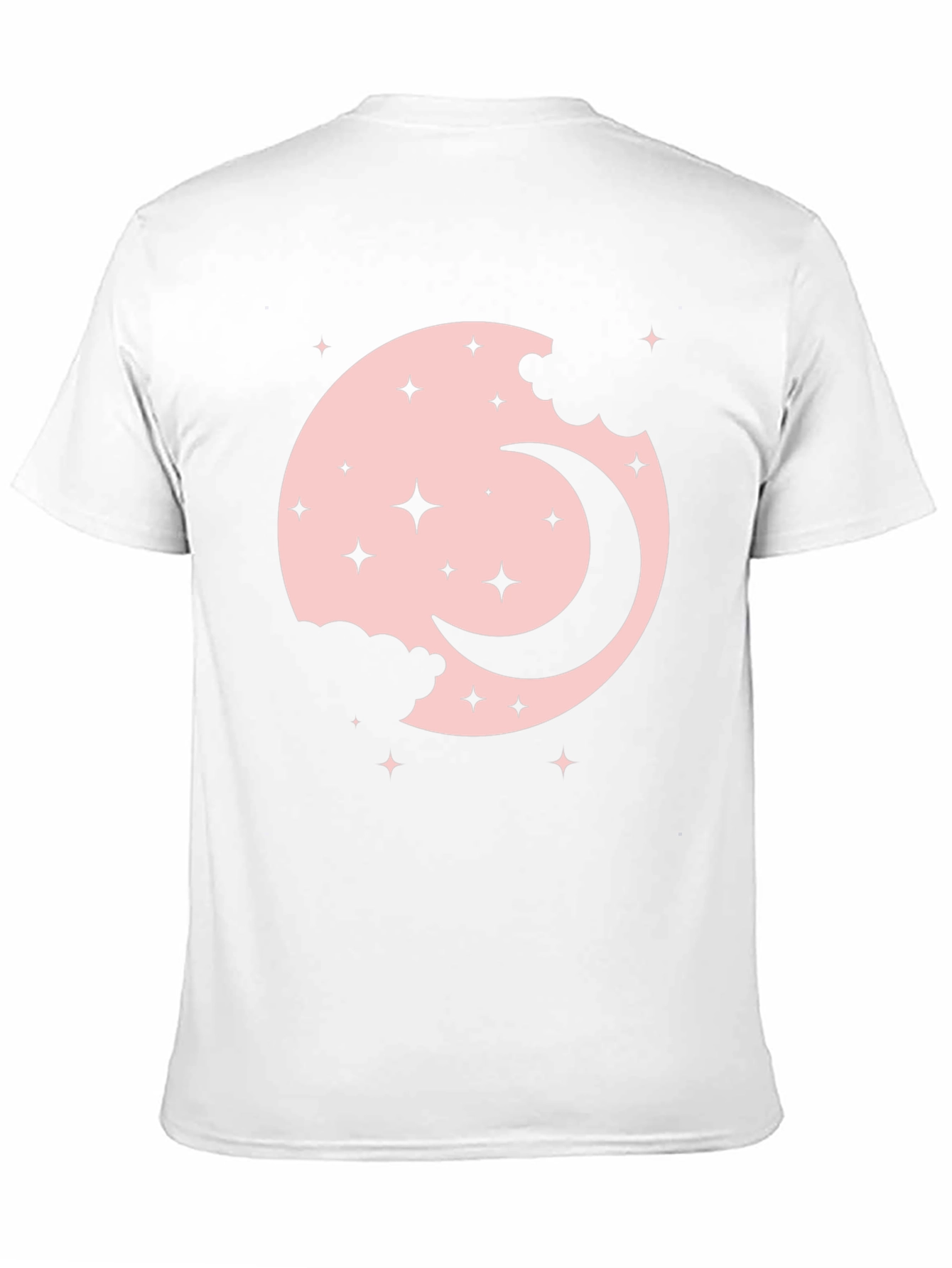 Moon & Stars Graphic Black T-Shirt