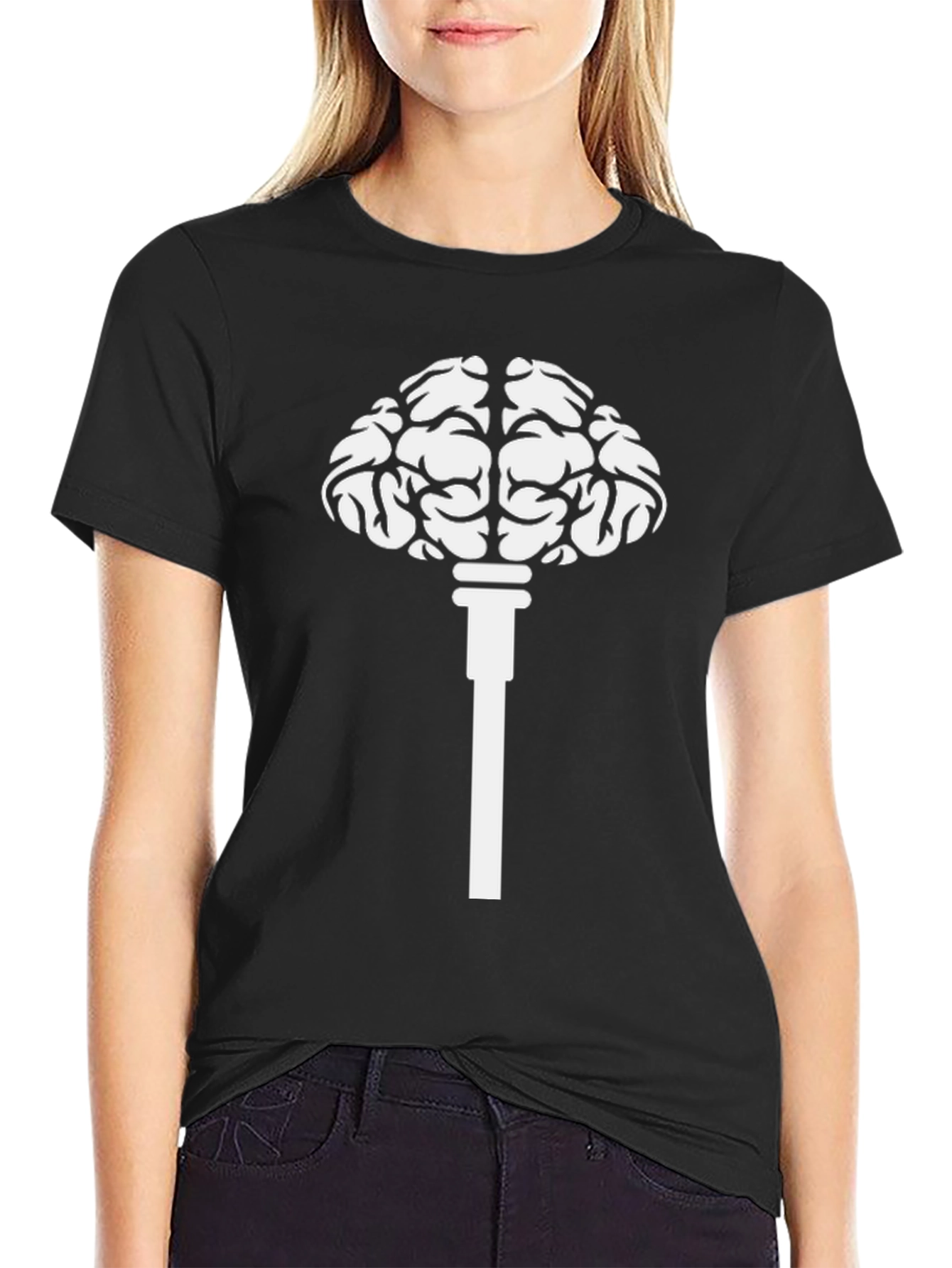 Brain Key Graphic Tee - Unlock Your Potential!