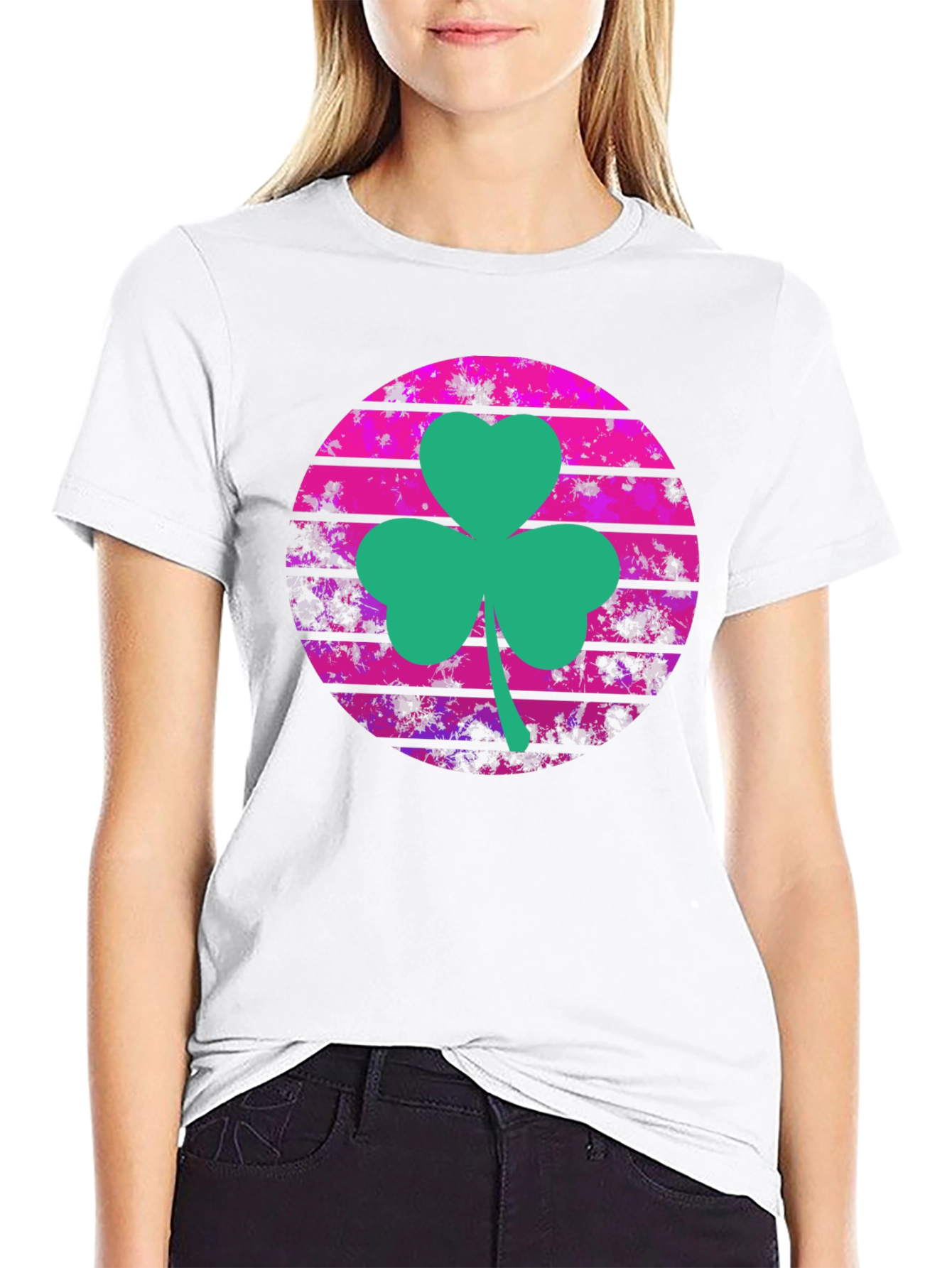 Retro Shamrock T-Shirt - St. Patricks Day Style