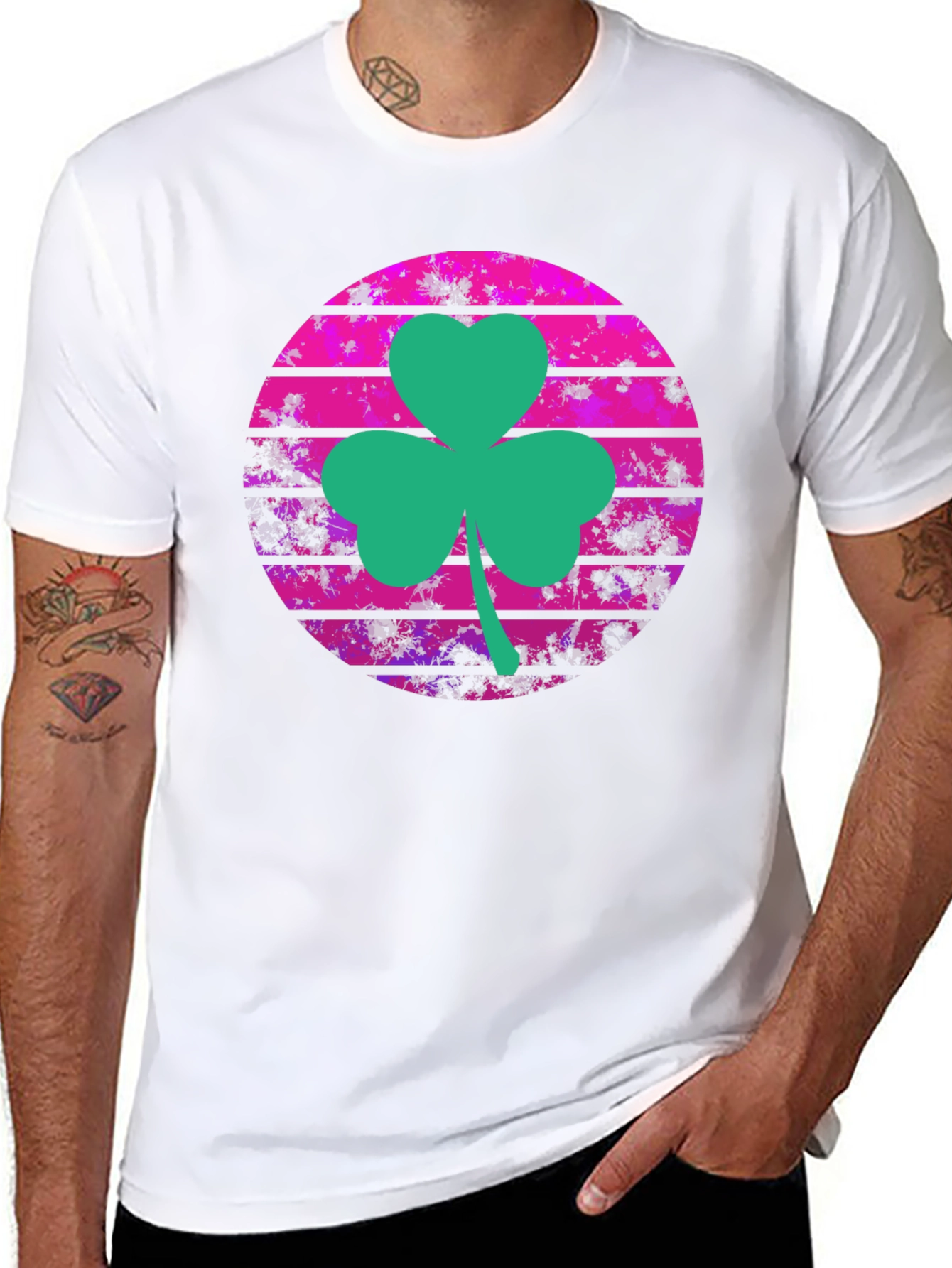 Retro Shamrock T-Shirt - St. Patricks Day Style