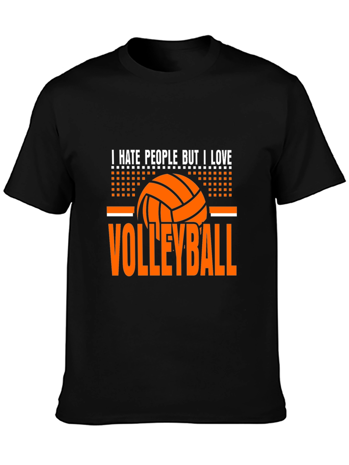 I Hate People But Love Volleyball Graphic Tee