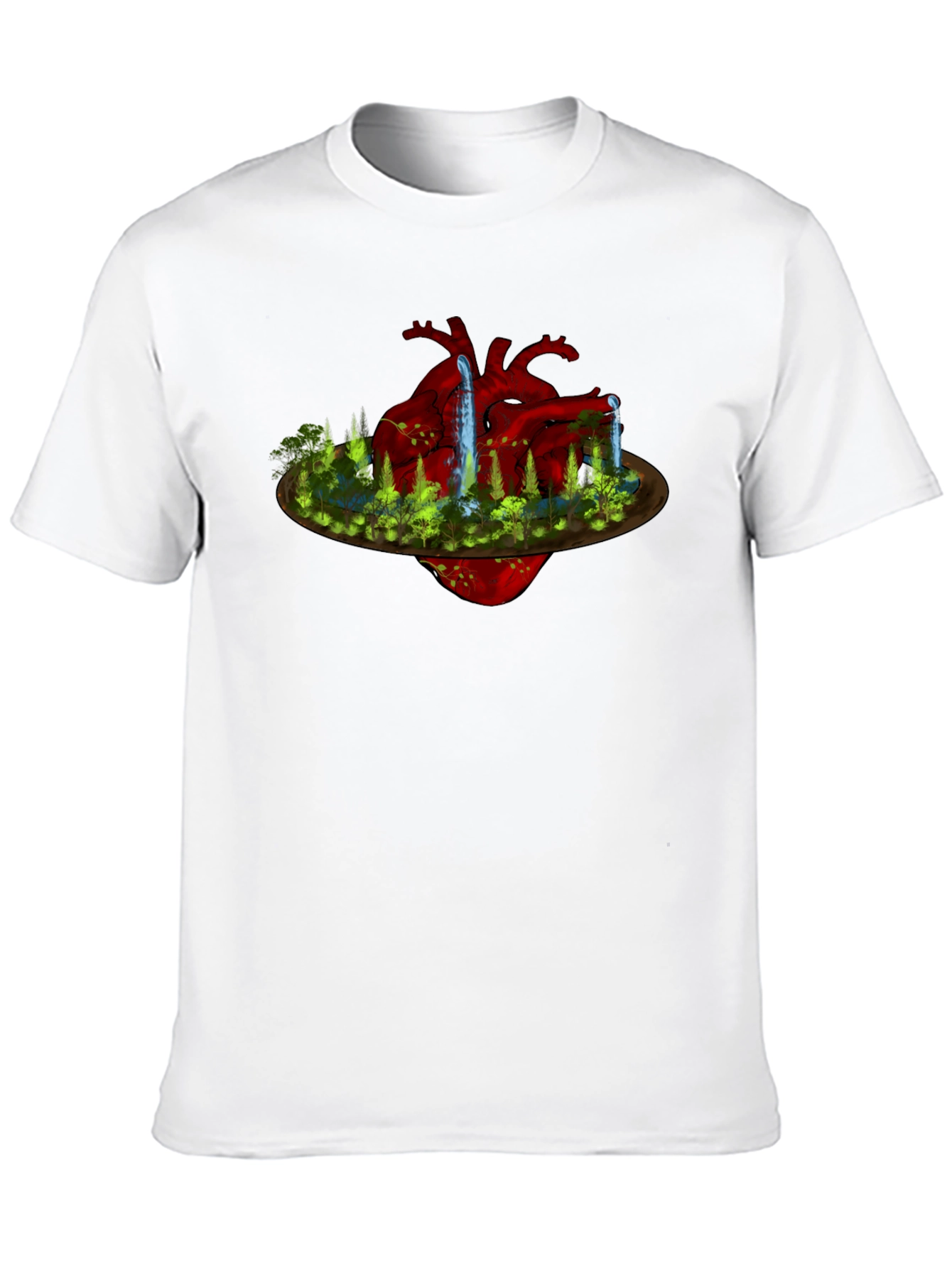 Nature Heart T-Shirt: Unique Design