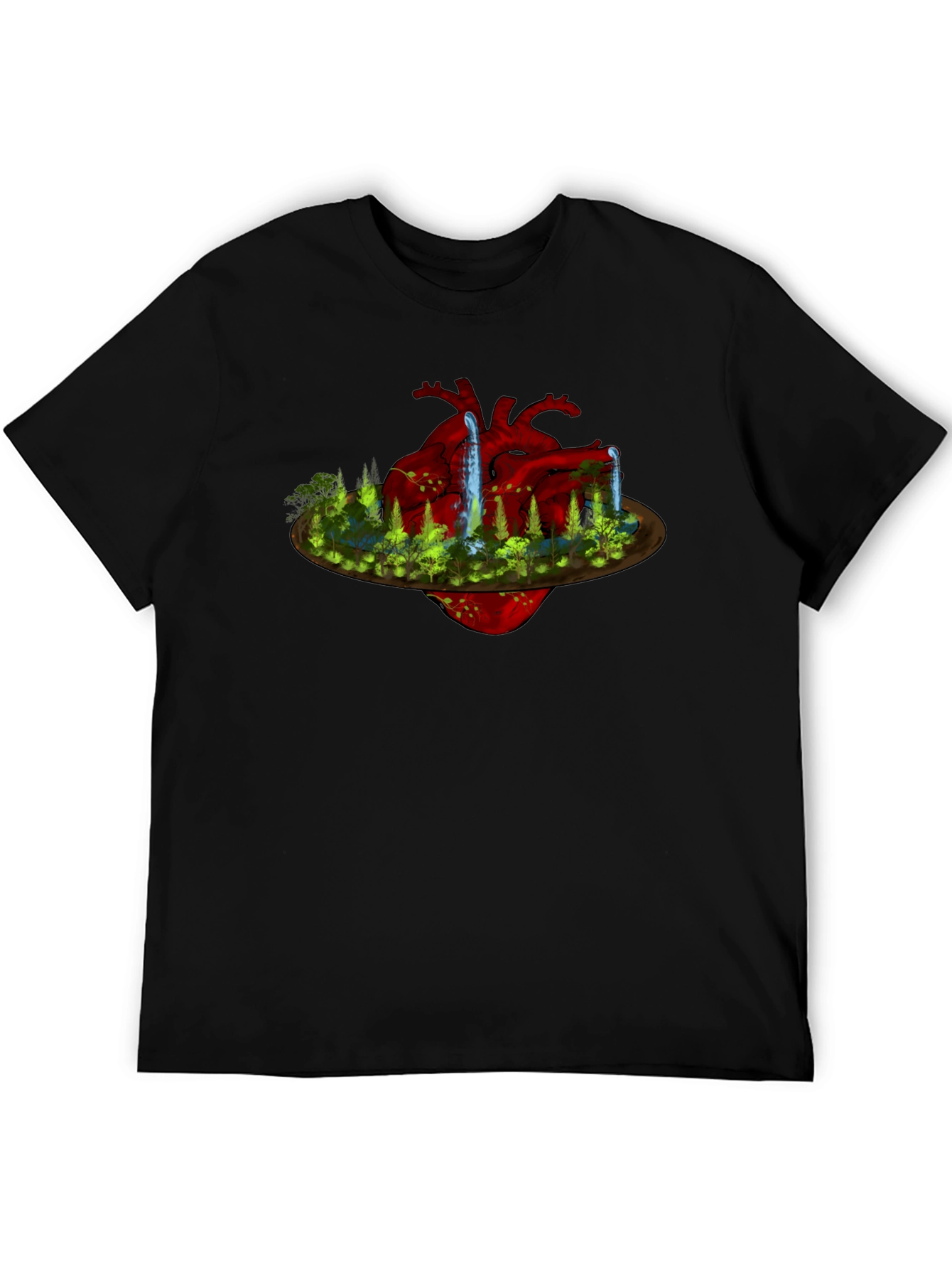 Nature Heart T-Shirt: Unique Design