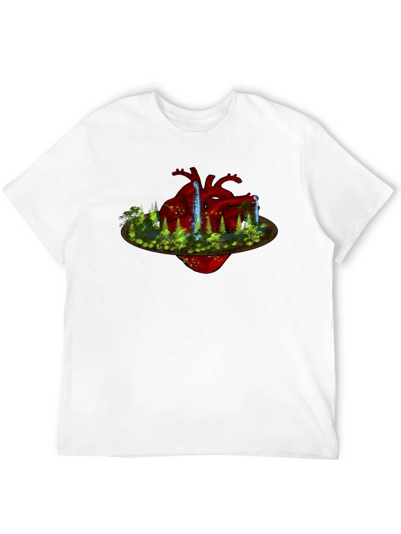 Nature Heart T-Shirt: Unique Design