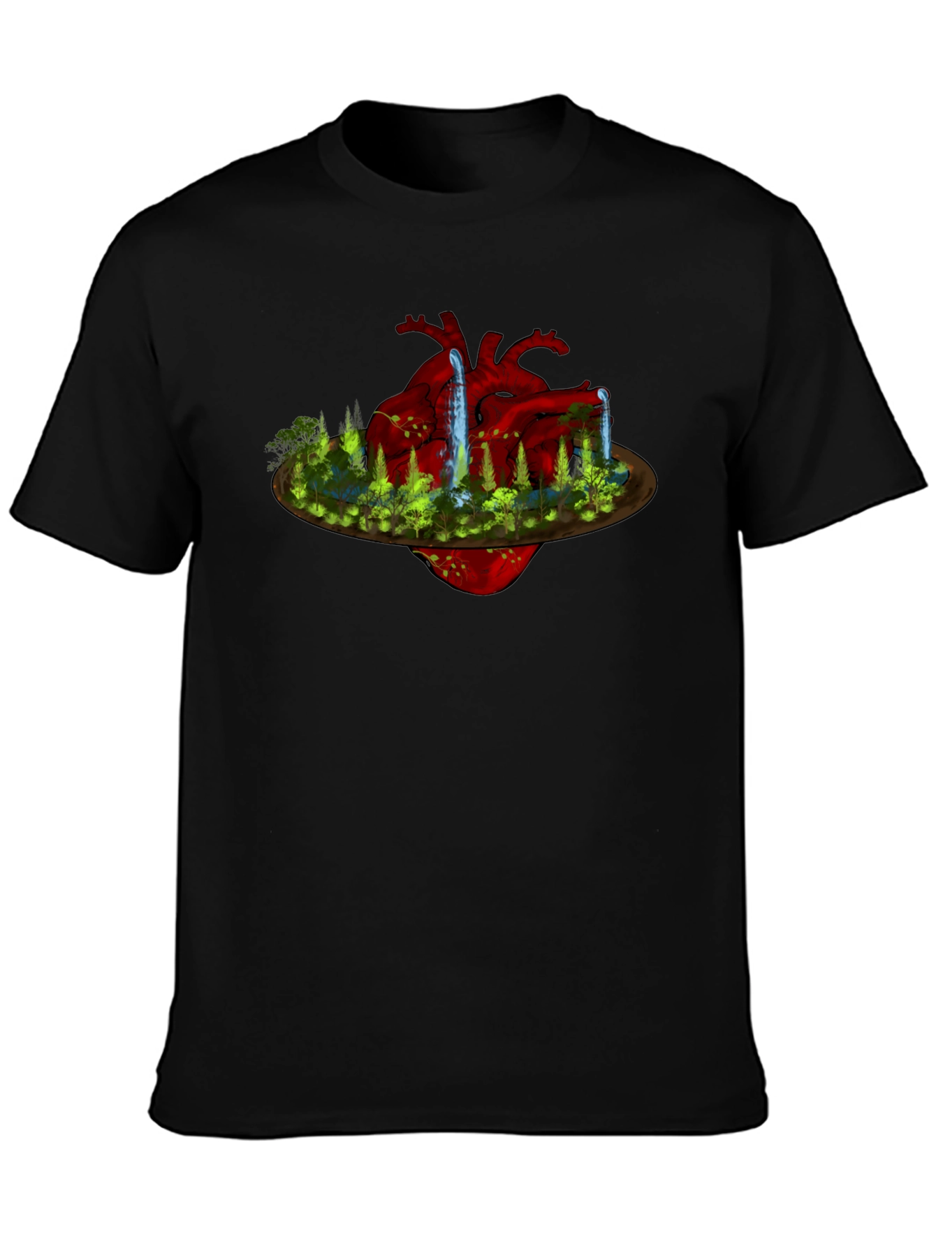 Nature Heart T-Shirt: Unique Design