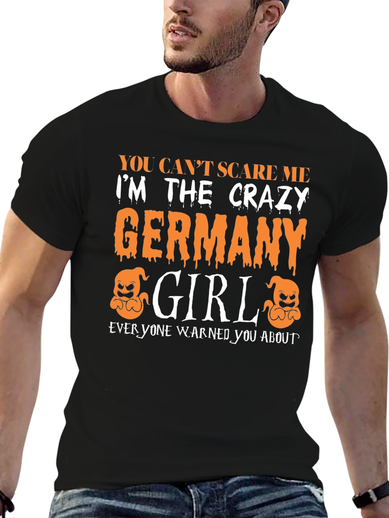 Crazy Germany Girl Halloween T-Shirt