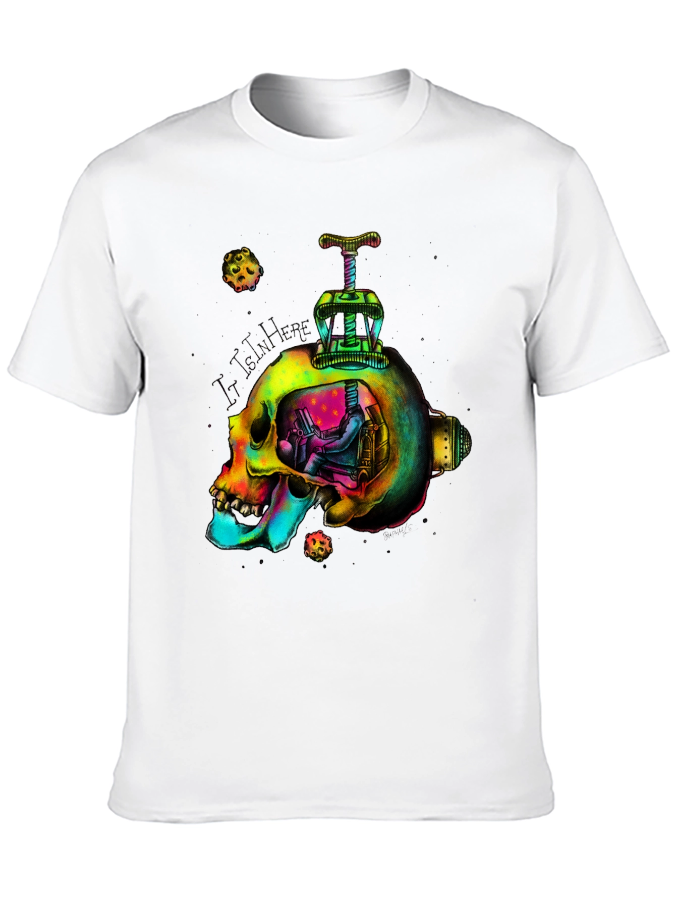 Psychedelic Skull T-Shirt - Mind Escape