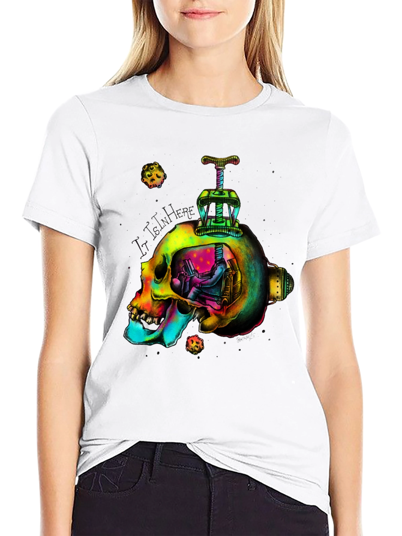 Psychedelic Skull T-Shirt - Mind Escape