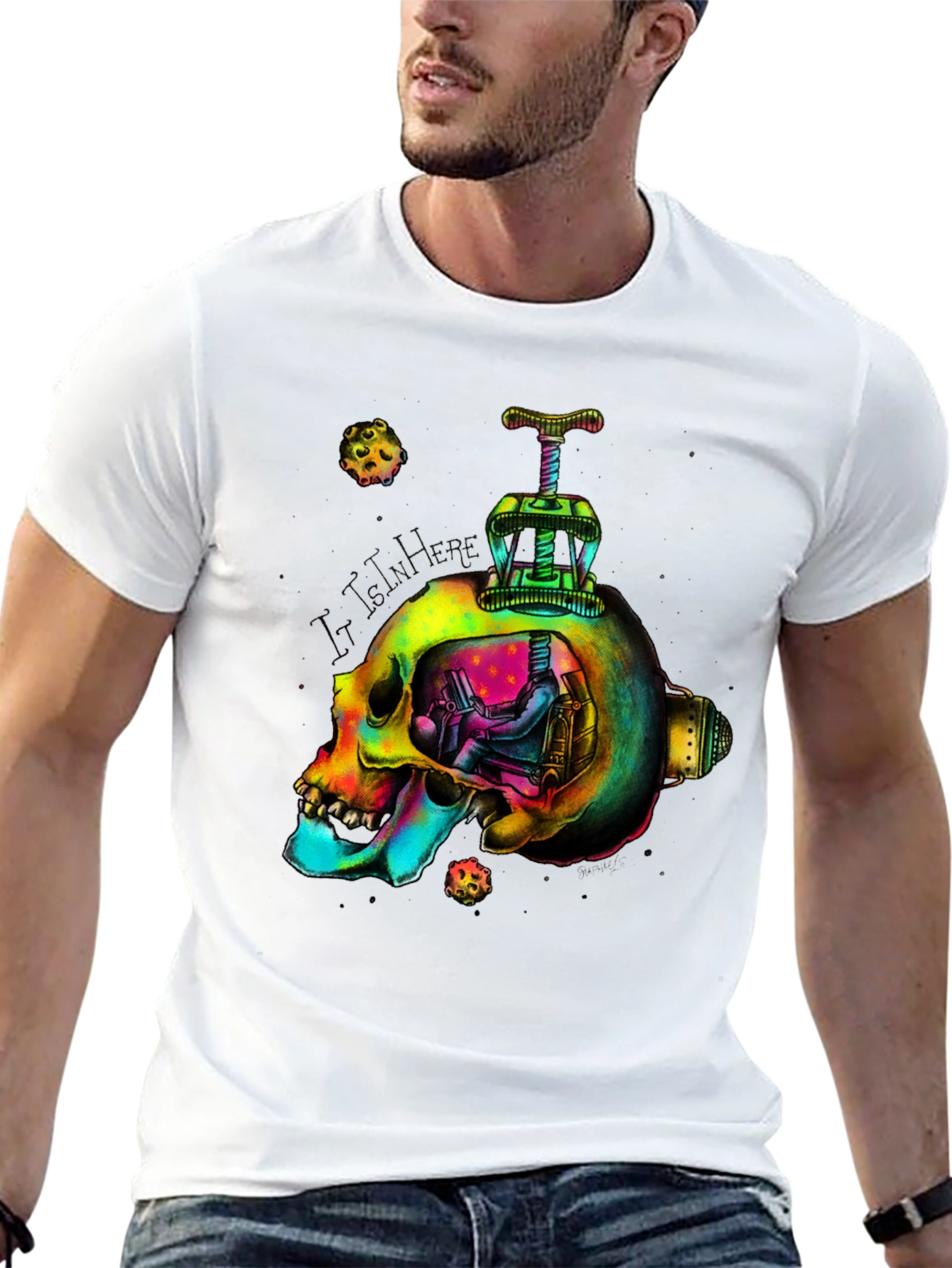 Psychedelic Skull T-Shirt - Mind Escape