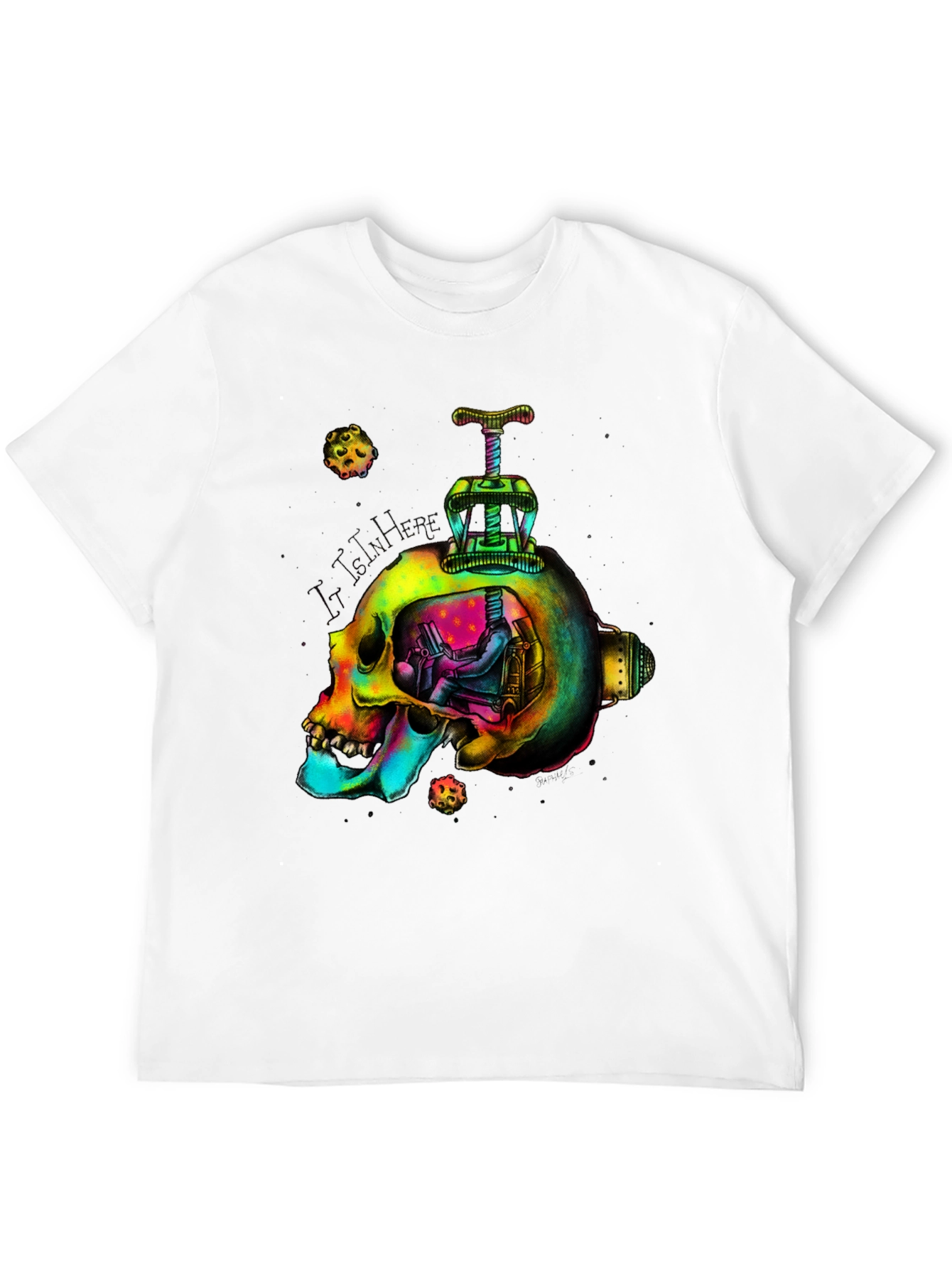 Psychedelic Skull T-Shirt - Mind Escape