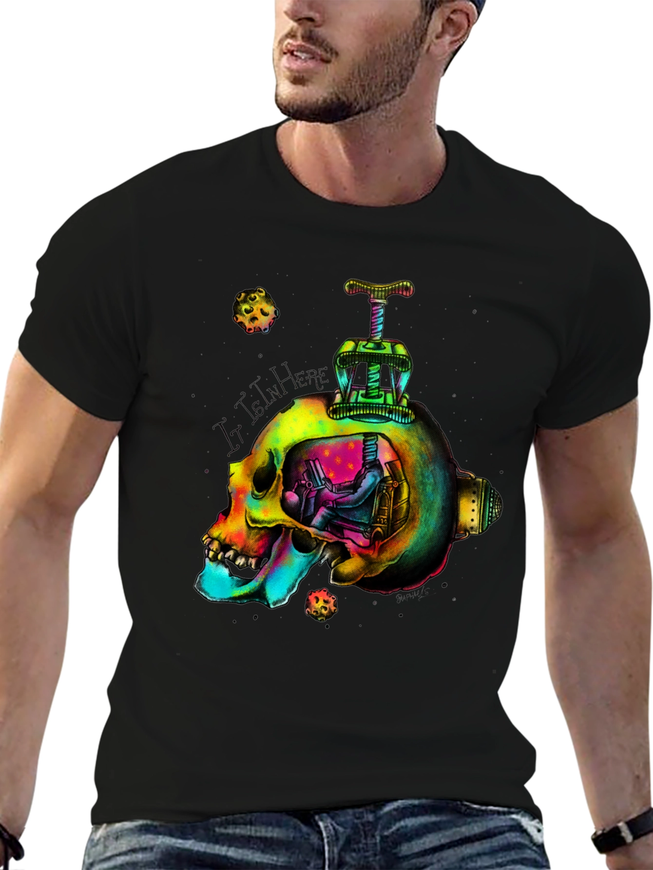 Psychedelic Skull T-Shirt - Mind Escape