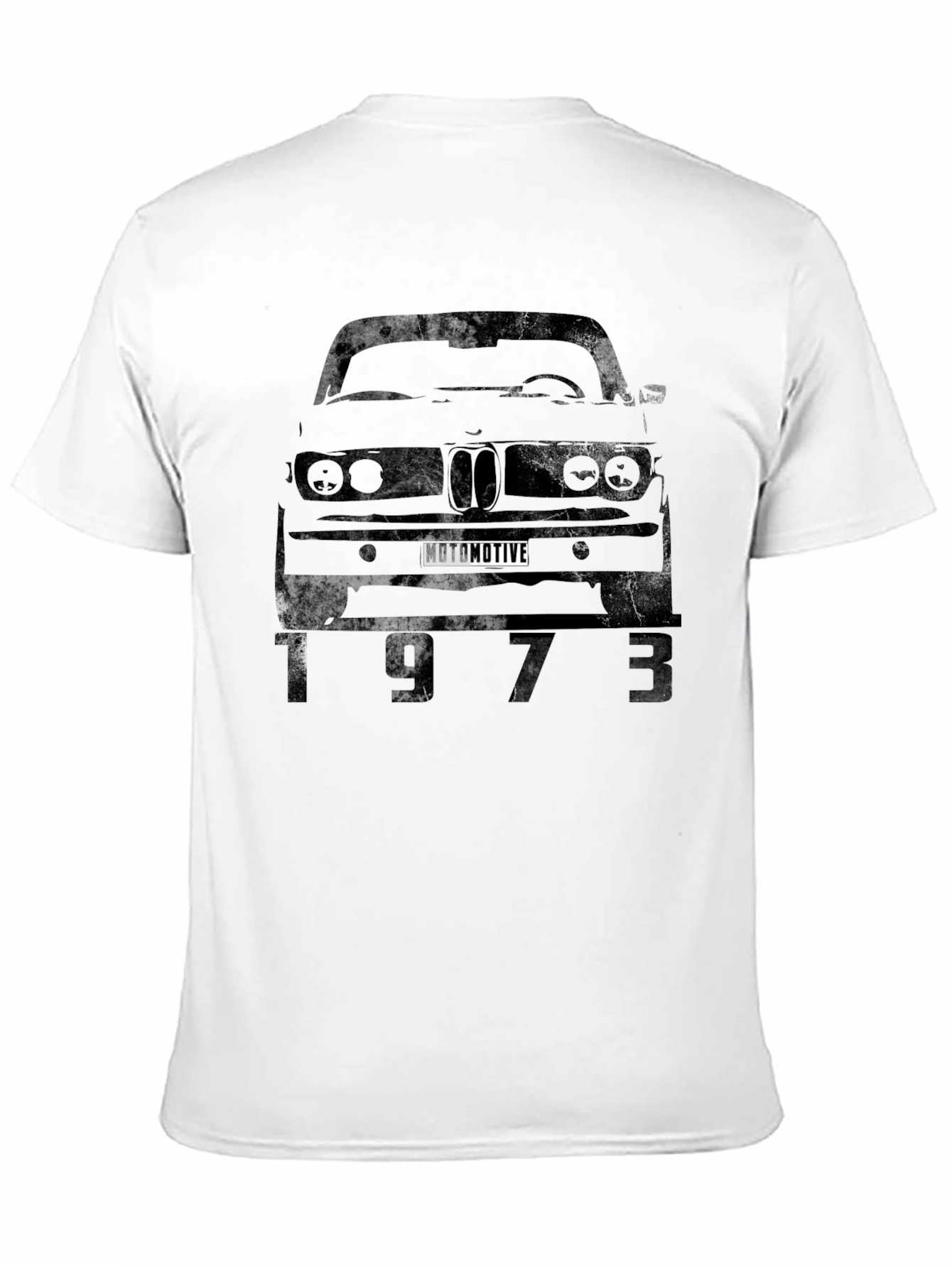 1973 Car Graphic T-Shirt - Mens Black Tee