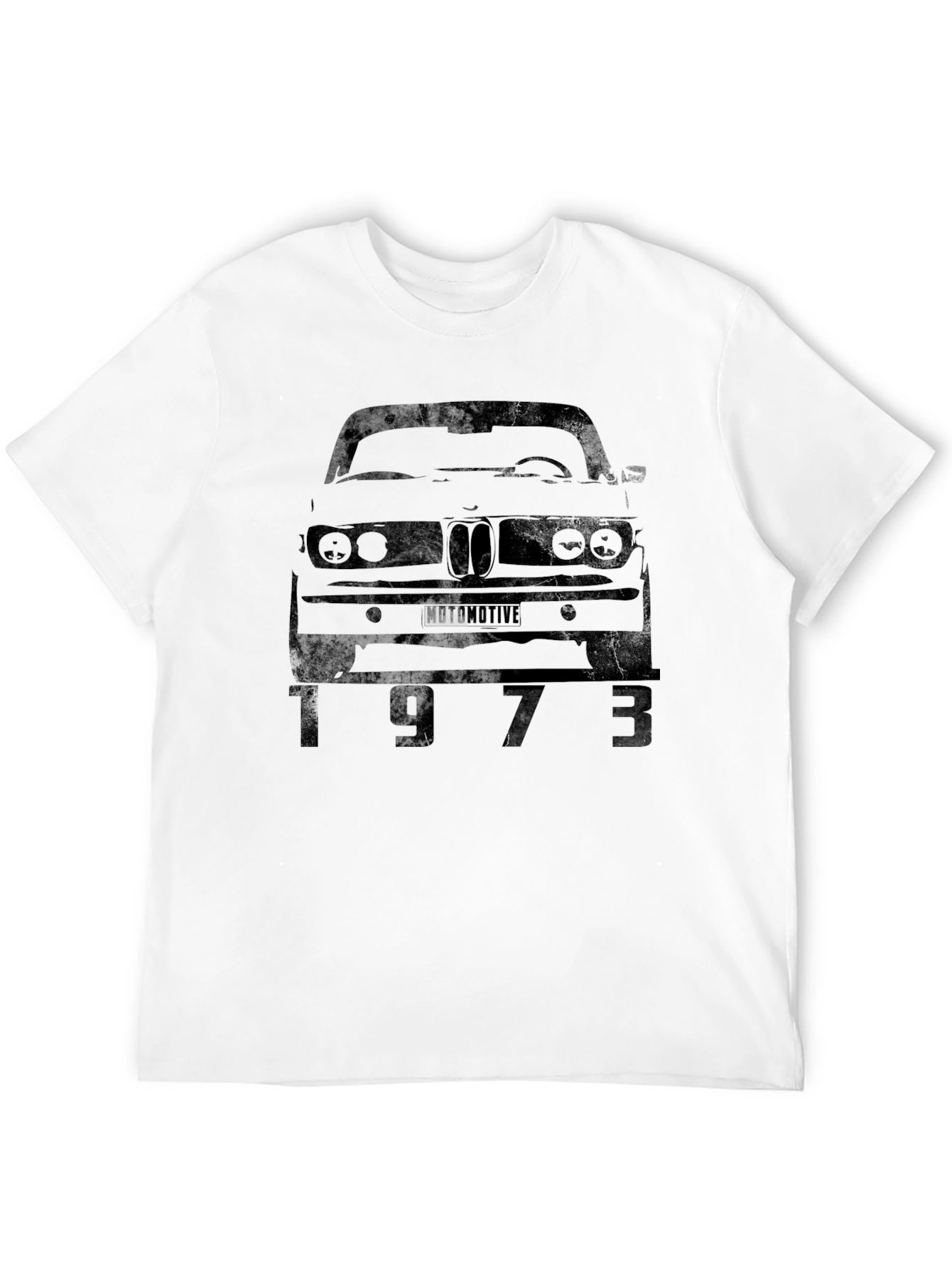 1973 Car Graphic T-Shirt - Mens Black Tee