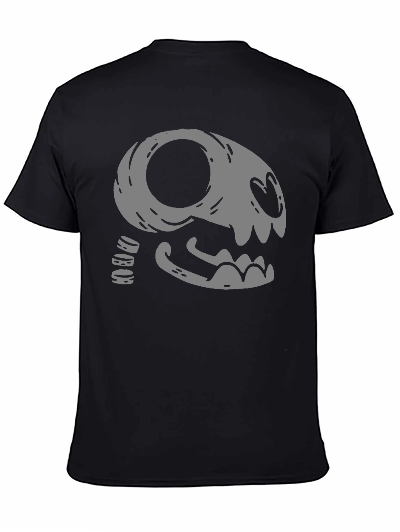 Skull Cat T-Shirt - Unique Graphic Tee