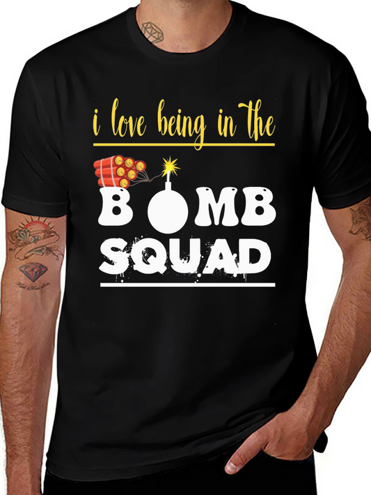 Bomb Squad Graphic Tee - Explosive Humor T-Shirt