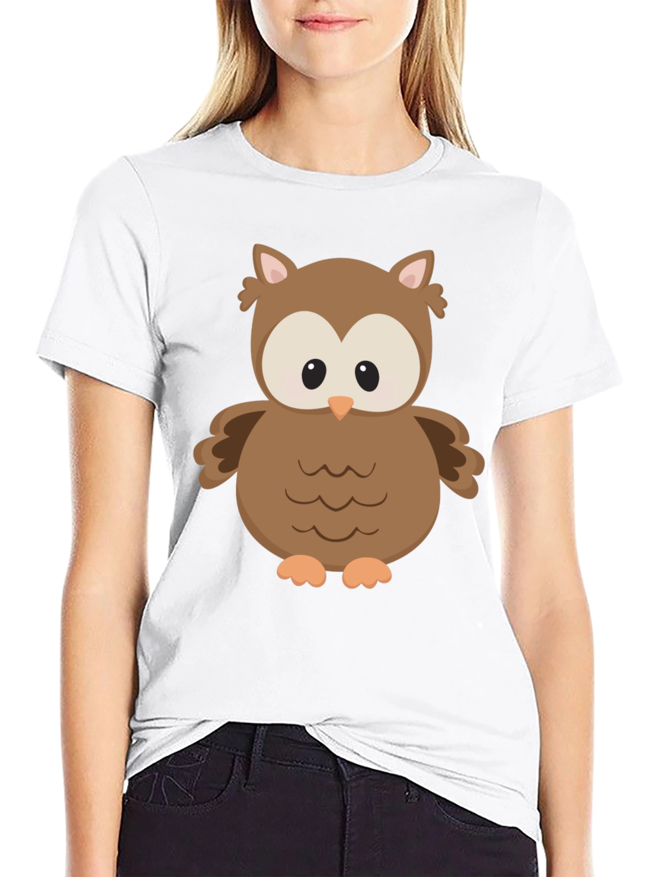 Owl Graphic Print T-Shirt - Unisex