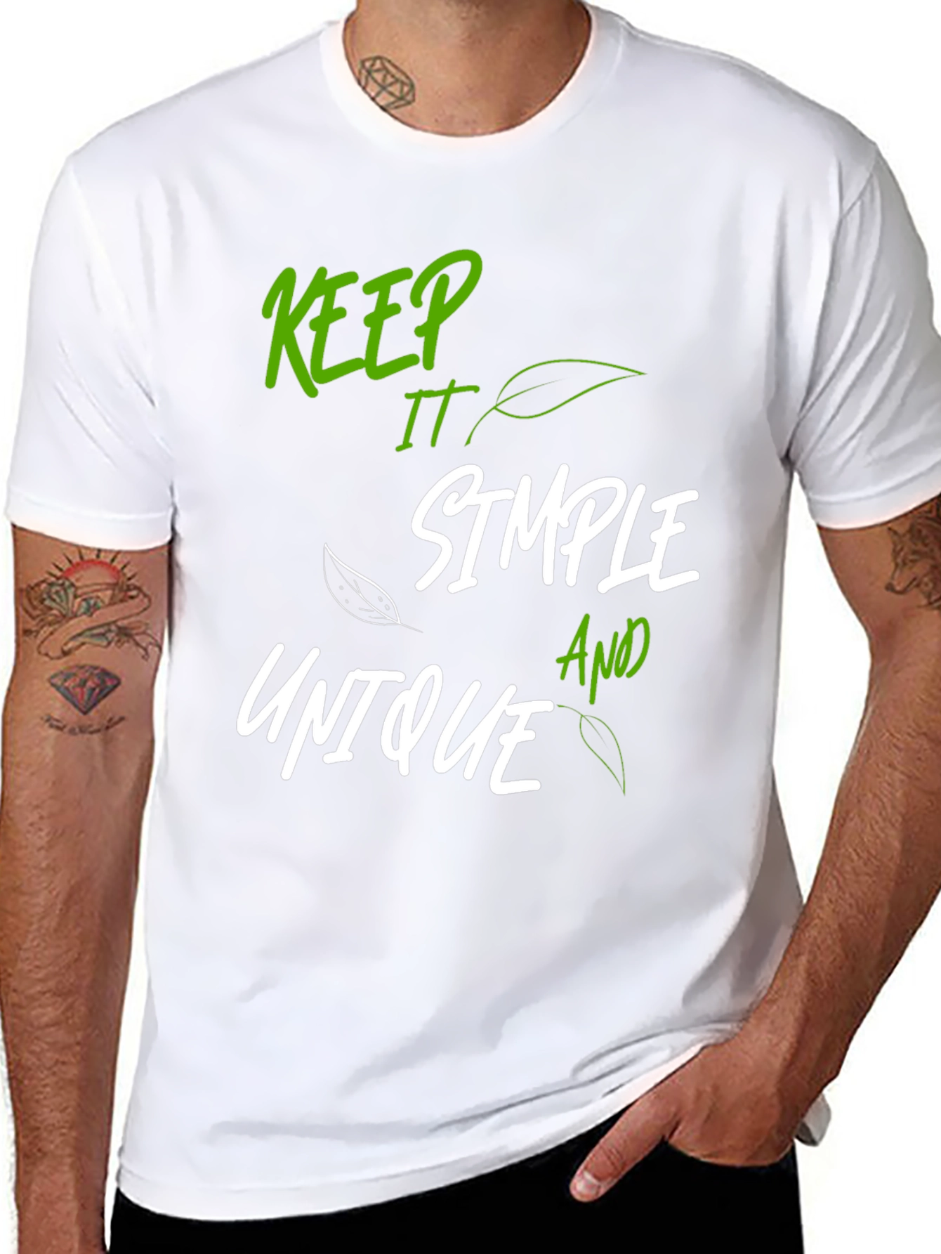 Keep It Simple Unique Graphic Tee