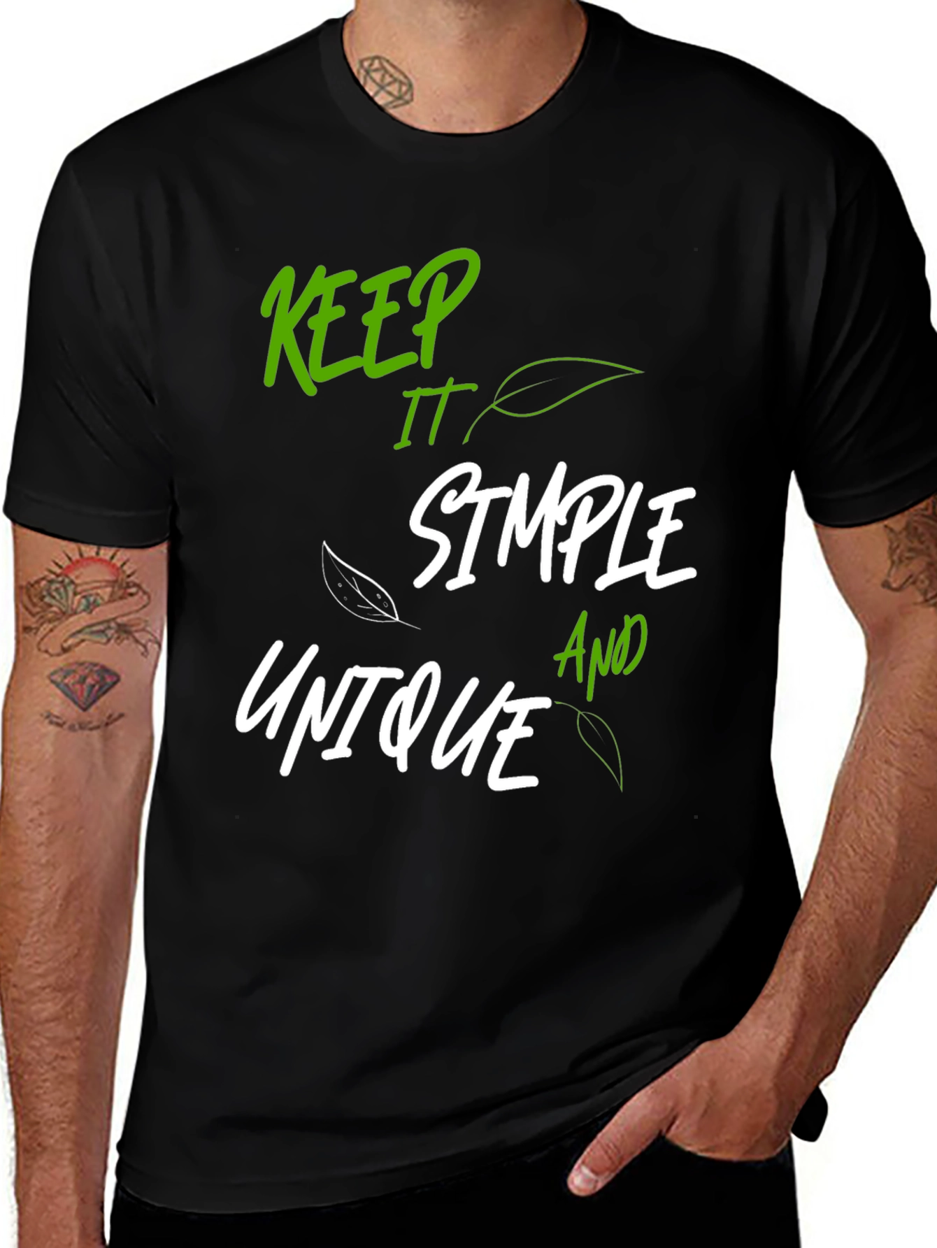 Keep It Simple Unique Graphic Tee