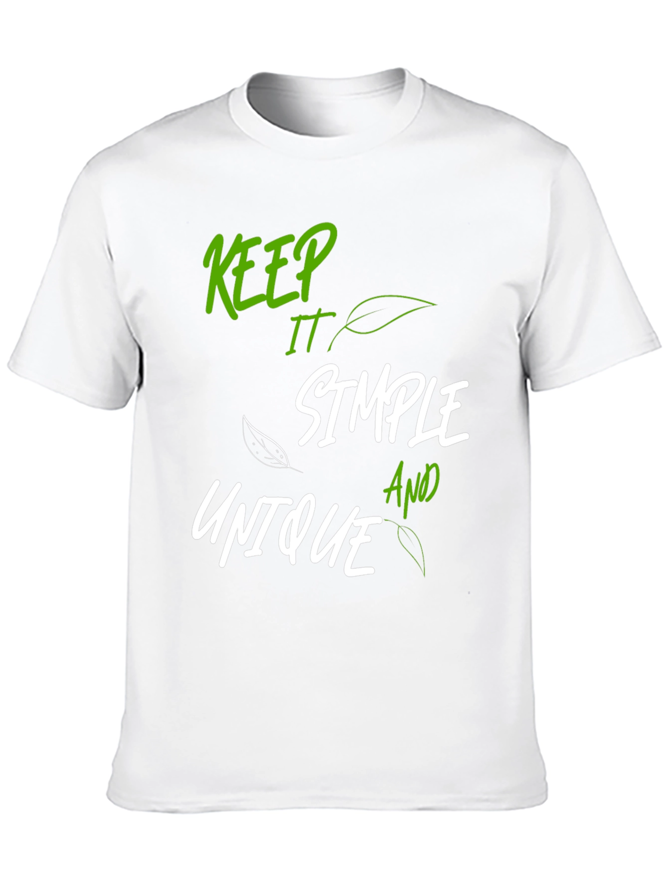 Keep It Simple Unique Graphic Tee