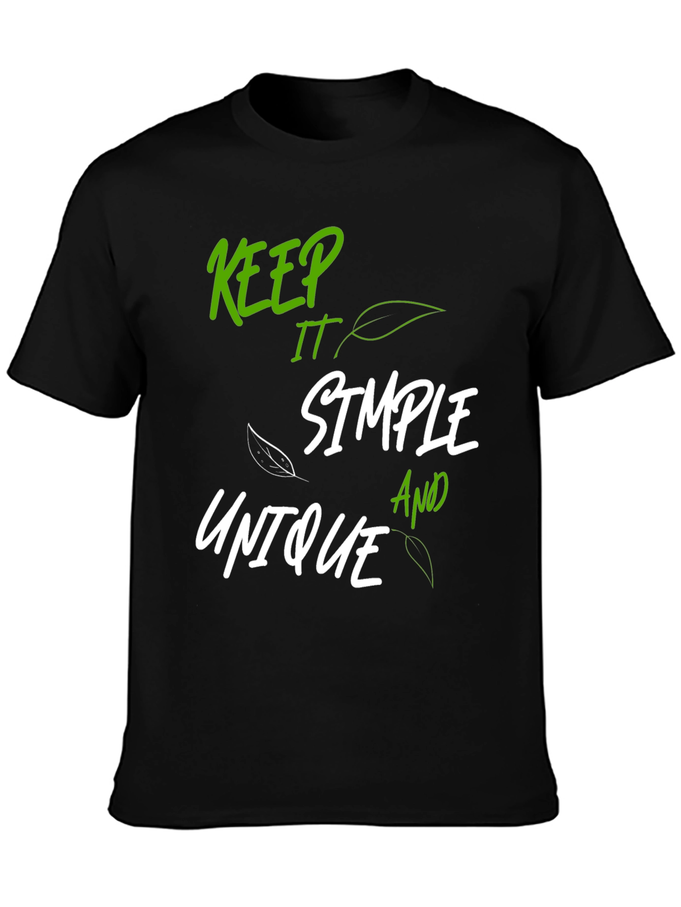 Keep It Simple Unique Graphic Tee