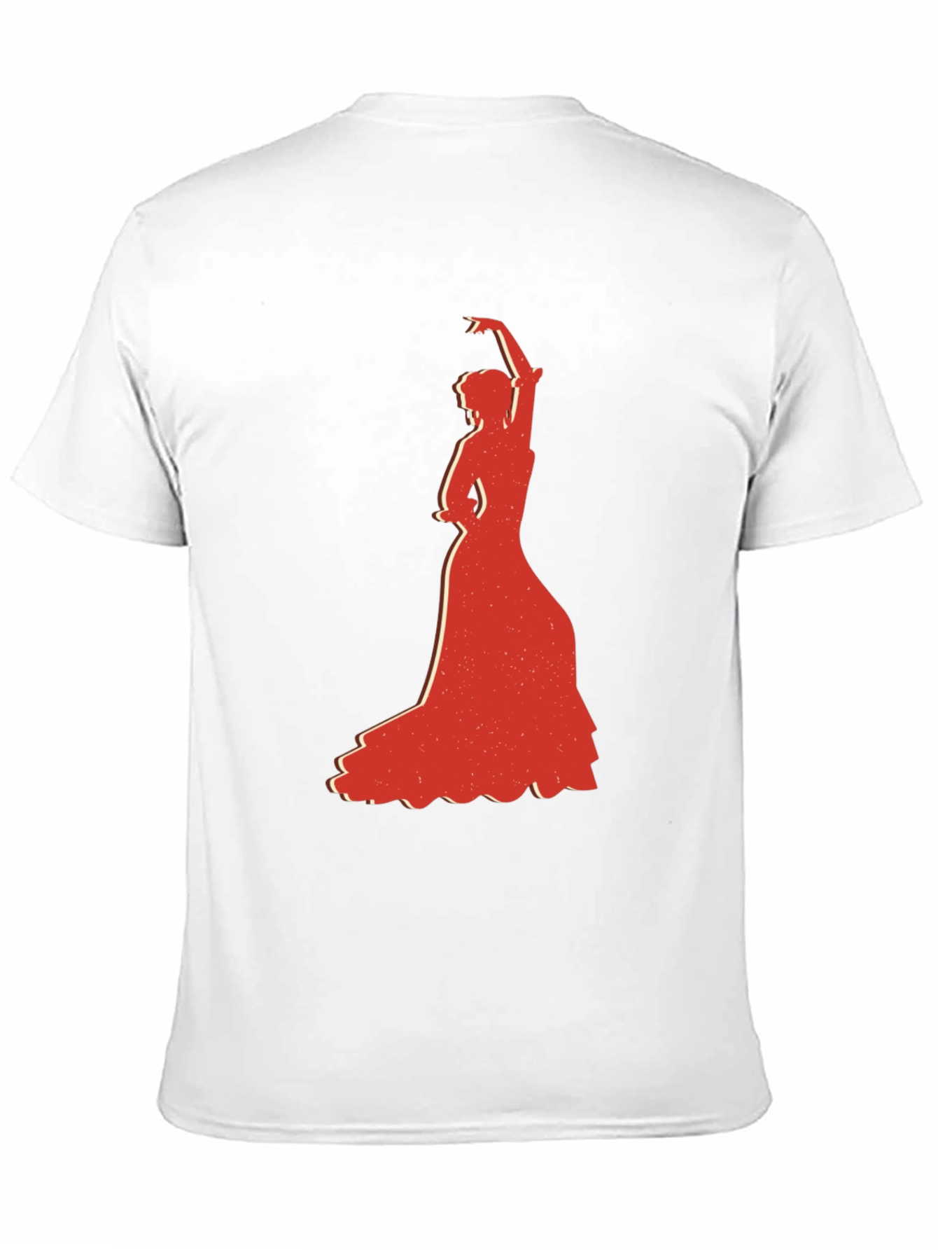 Flamenco Dancer Graphic Tee - Stylish Black T-Shirt