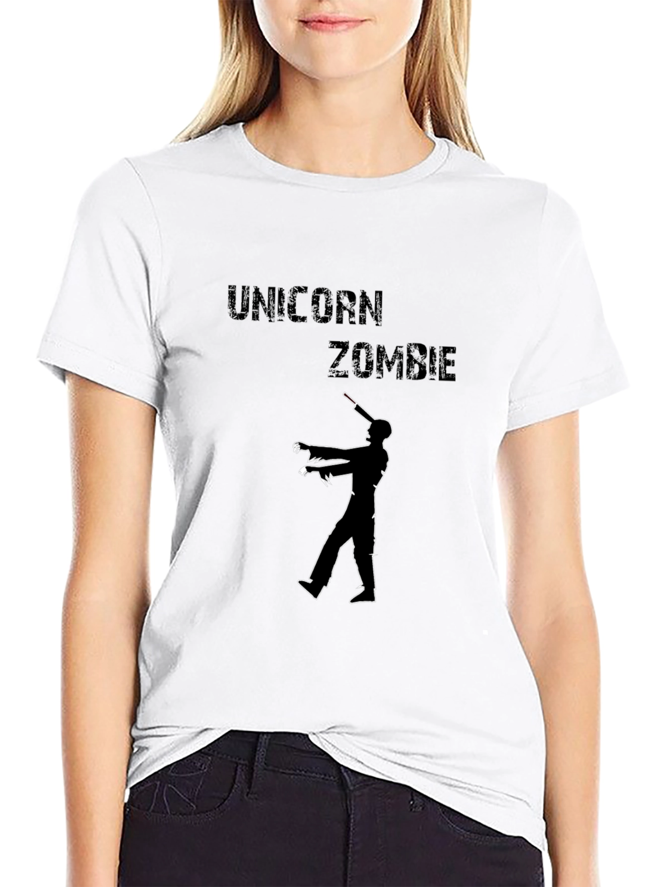 Unicorn Zombie Graphic T-Shirt
