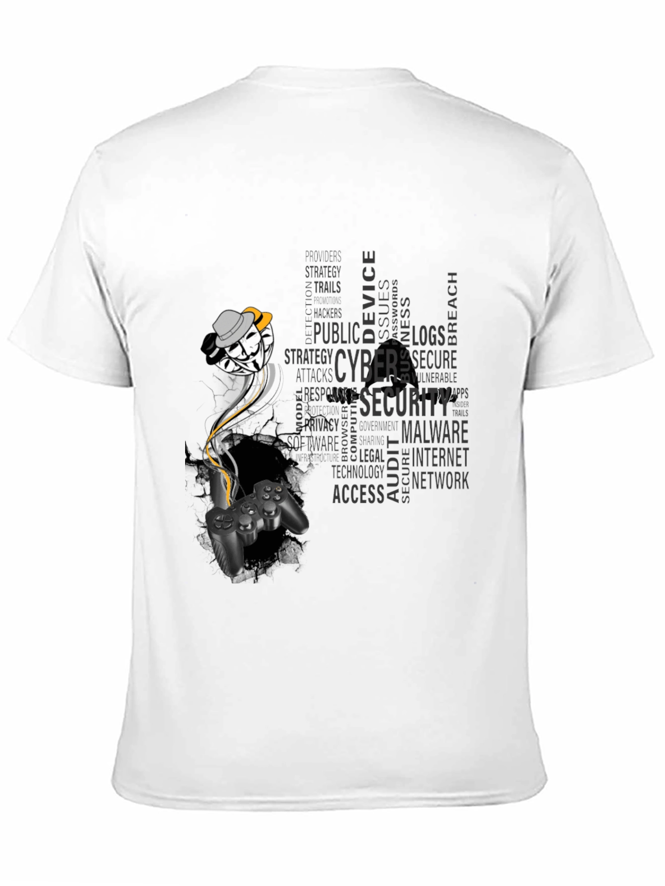 Cyber Security Gamer T-Shirt - Hack the System!