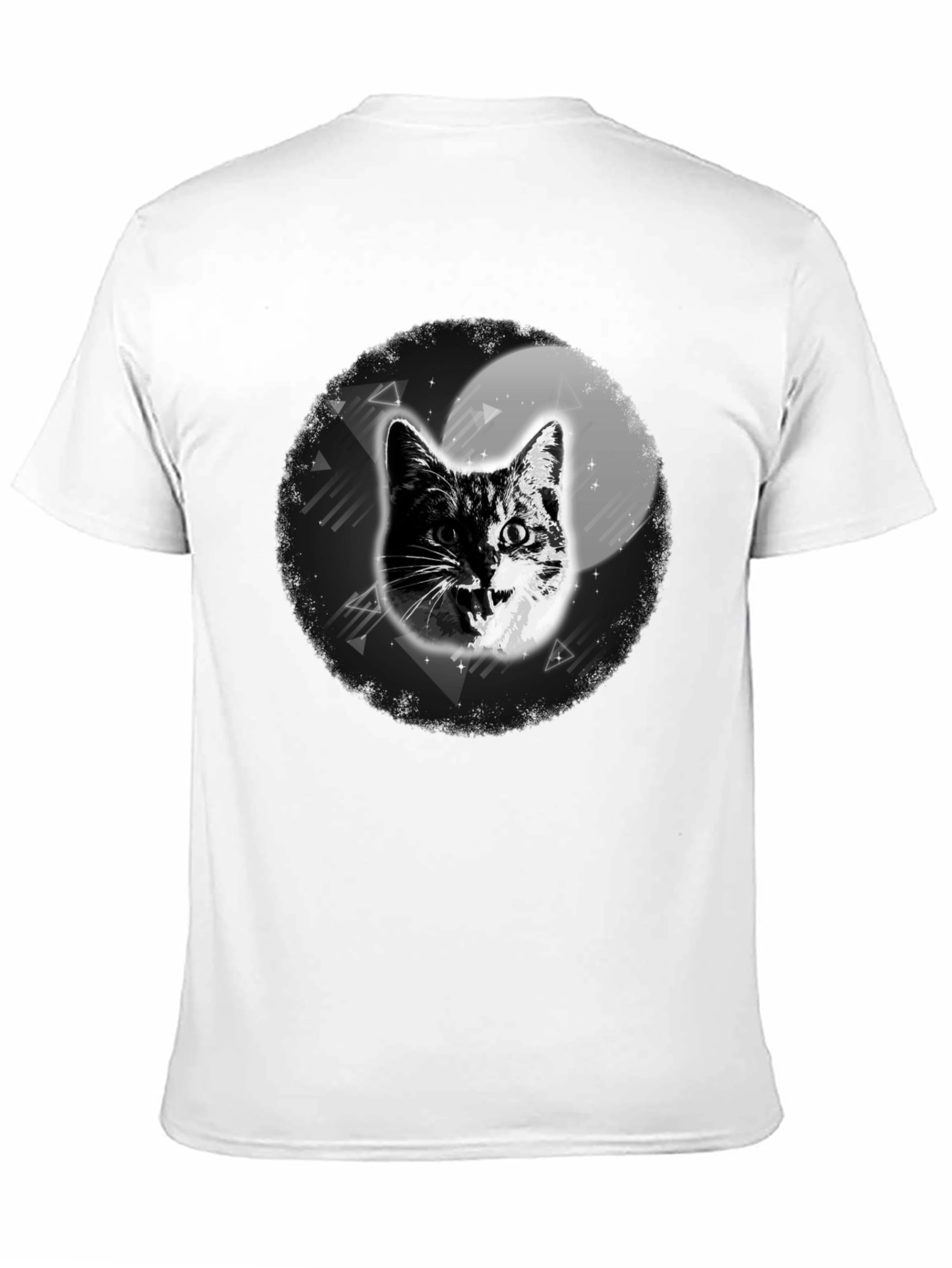Cool Cat Graphic T-Shirt - Black