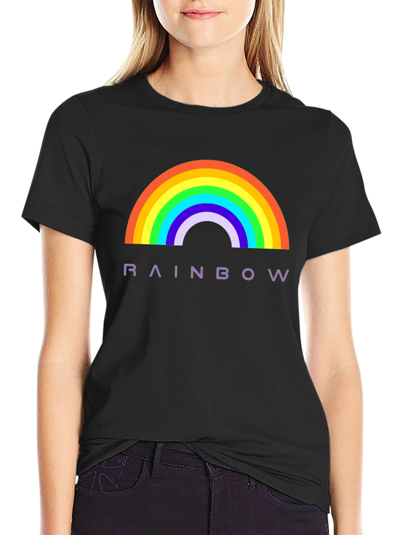 Rainbow Graphic T-Shirt - Stylish Comfort