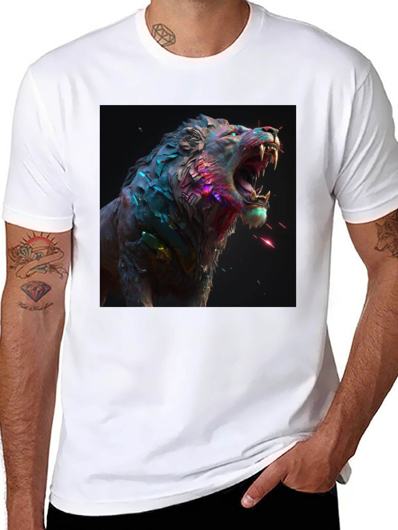 Roaring Lion Graphic Tee - Black