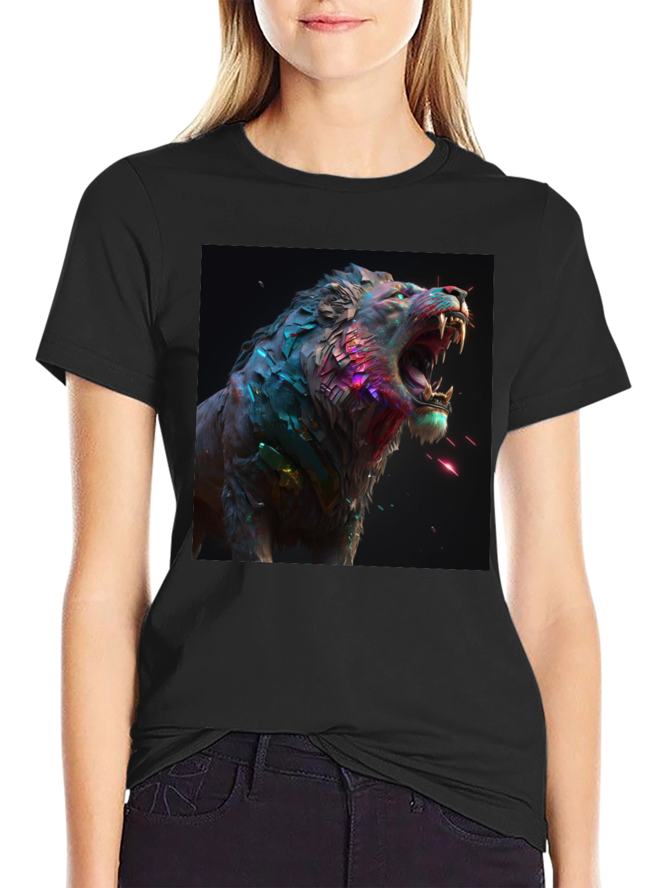 Roaring Lion Graphic Tee - Black