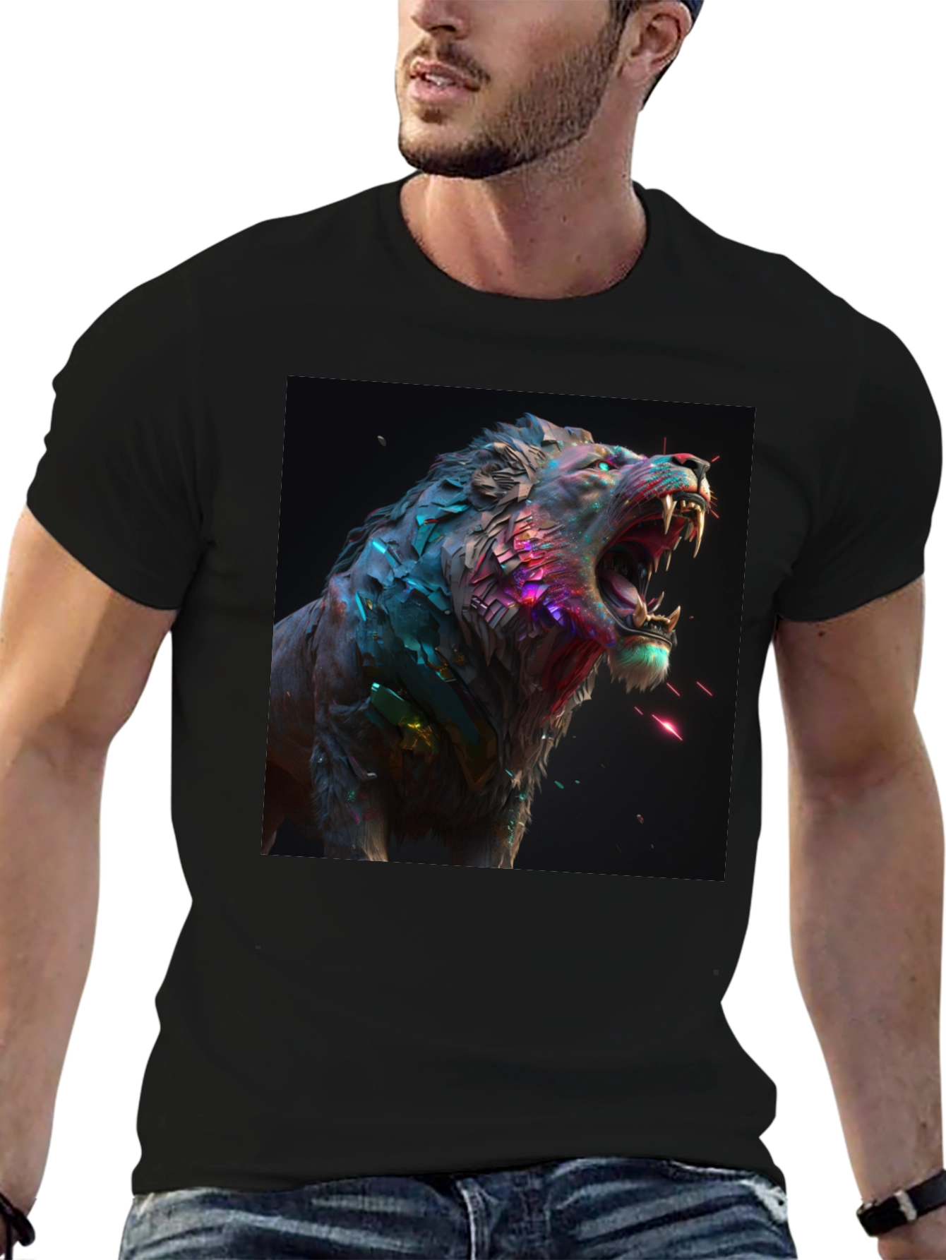Roaring Lion Graphic Tee - Black