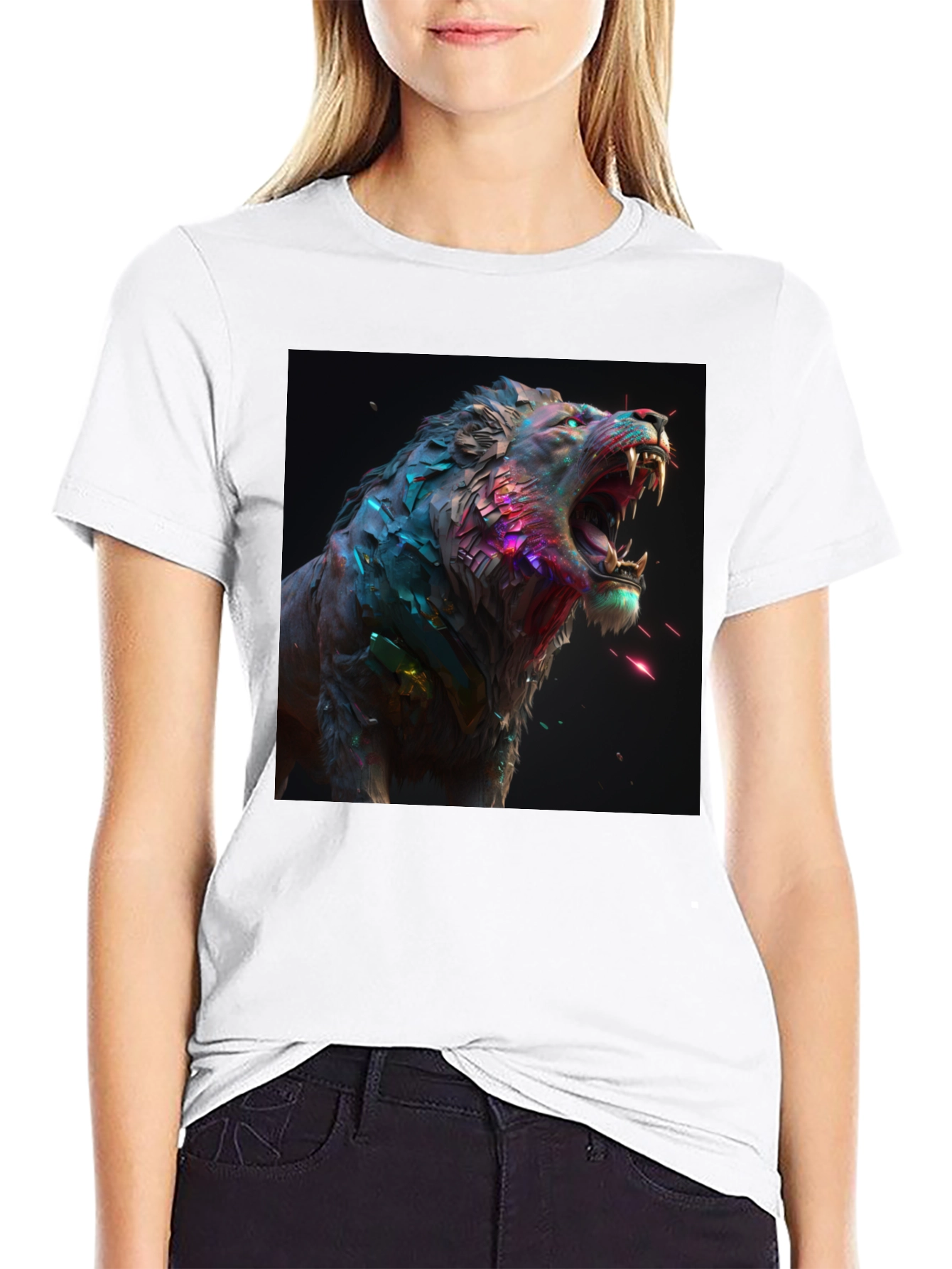 Roaring Lion Graphic Tee - Black